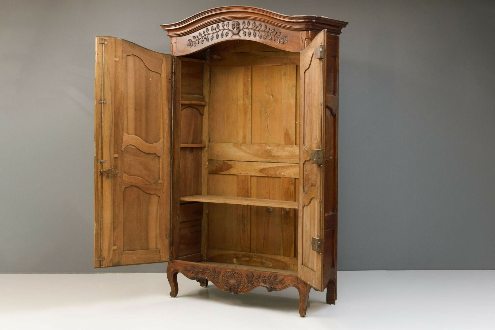 Walnut Armoire, 1800s, Antique photo furniture