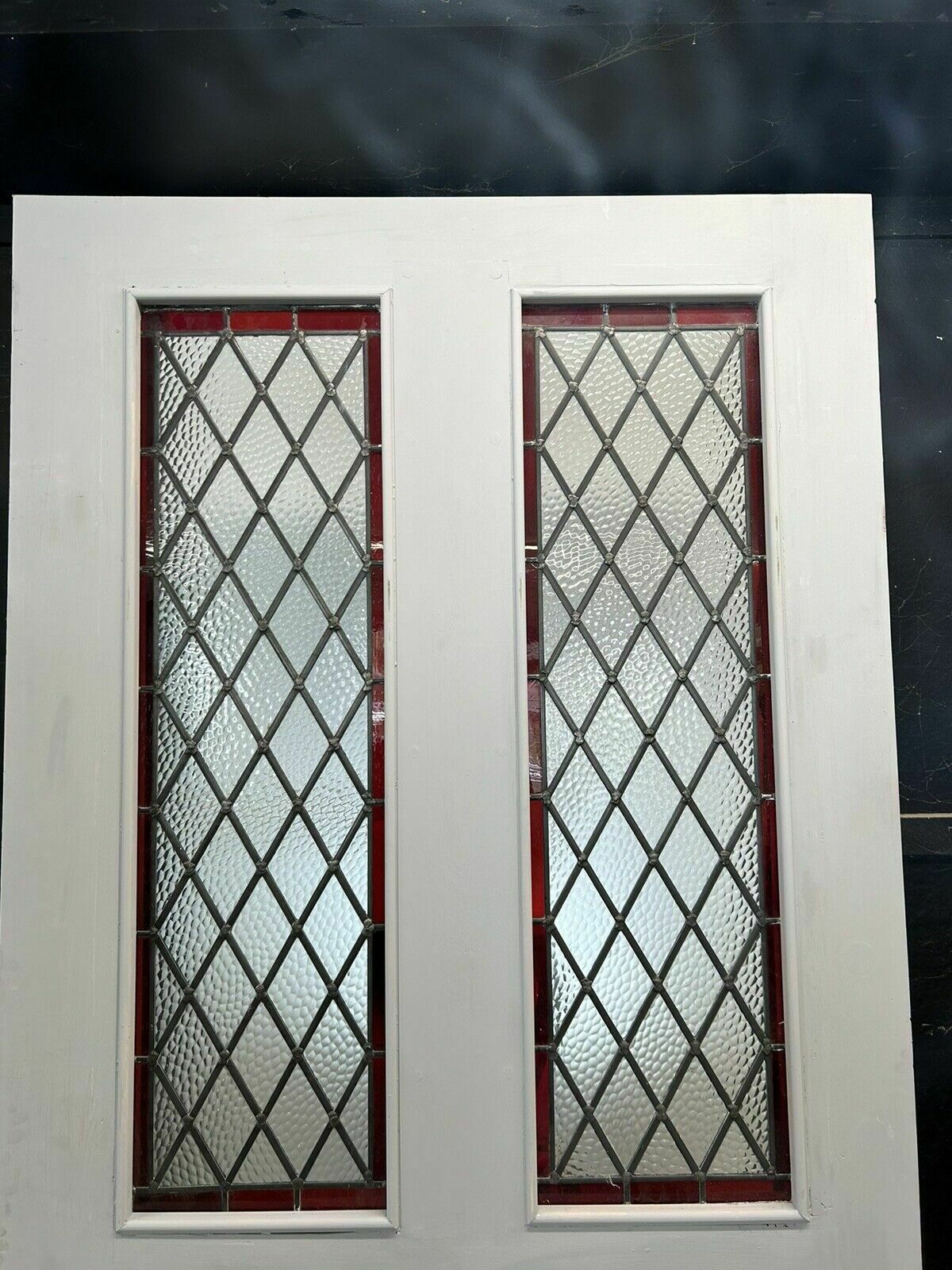 Large Victorian Stained Glass Front Door Old Period Reclaim Antique Arts Ctafts photo furniture