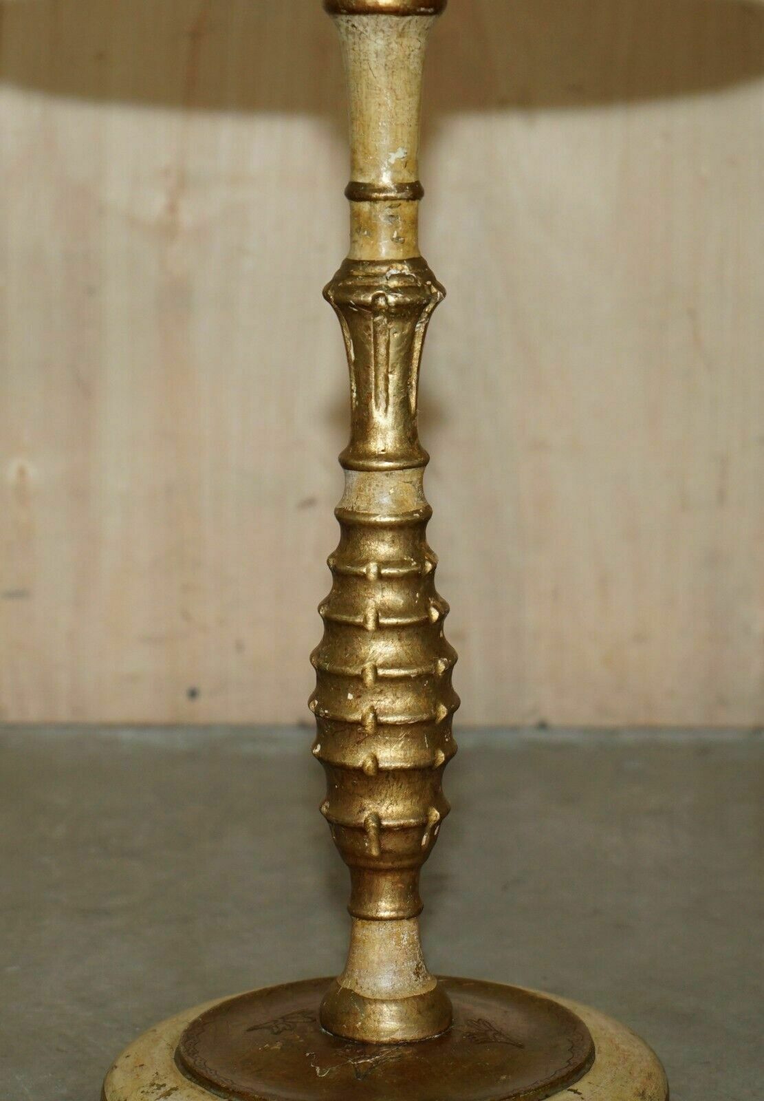 photo furniture Exquisite And Highly Decorative Italian Circa 1900 Polychrome Painted Side Table