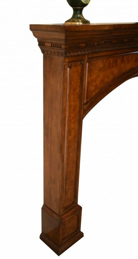 photo vinterior Regency Fire Surround Fireplace Walnut Mantle