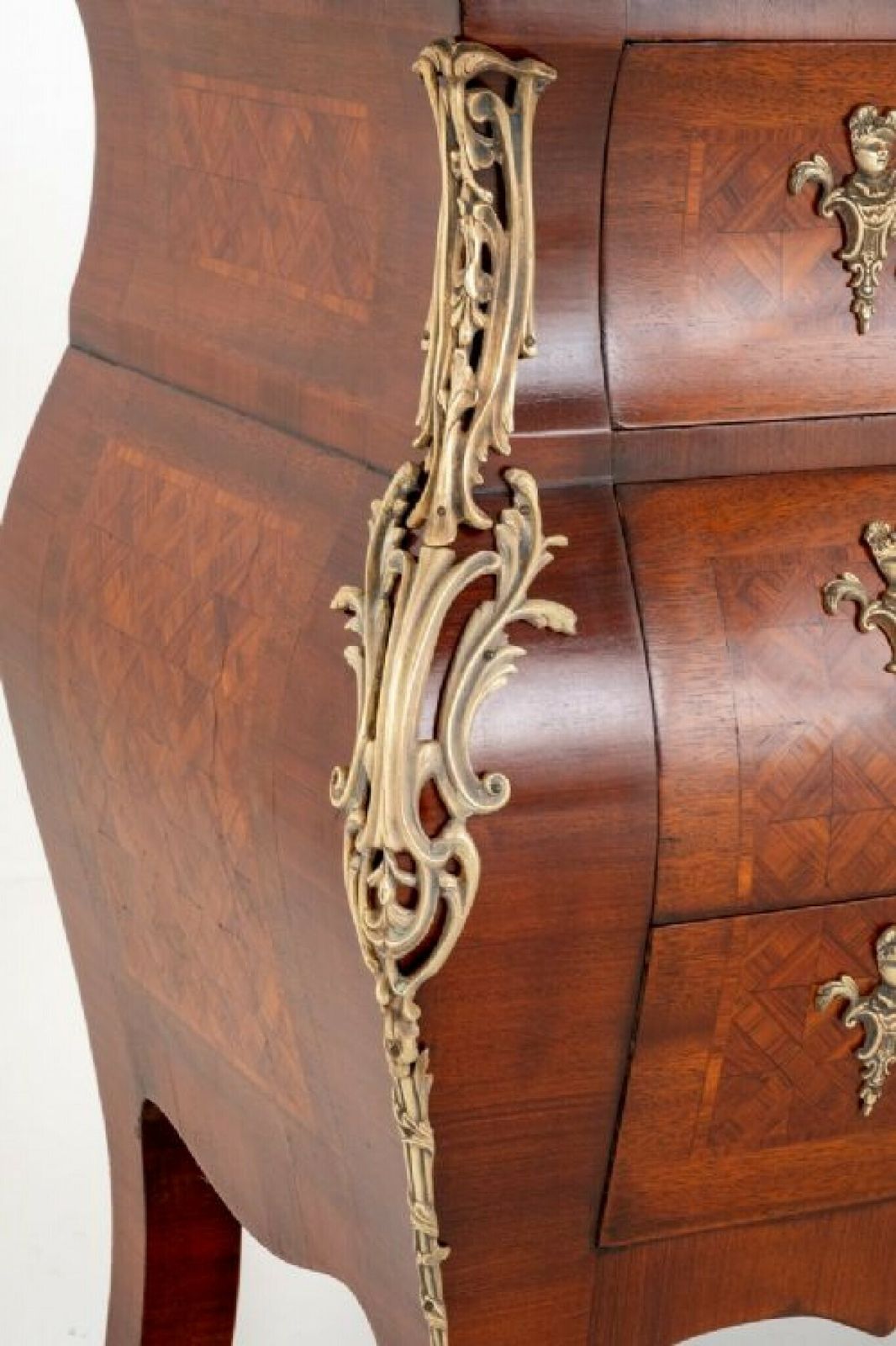 Louis XVI Bombe Commode Antique French Chest Drawers 1900 photo 3540.0