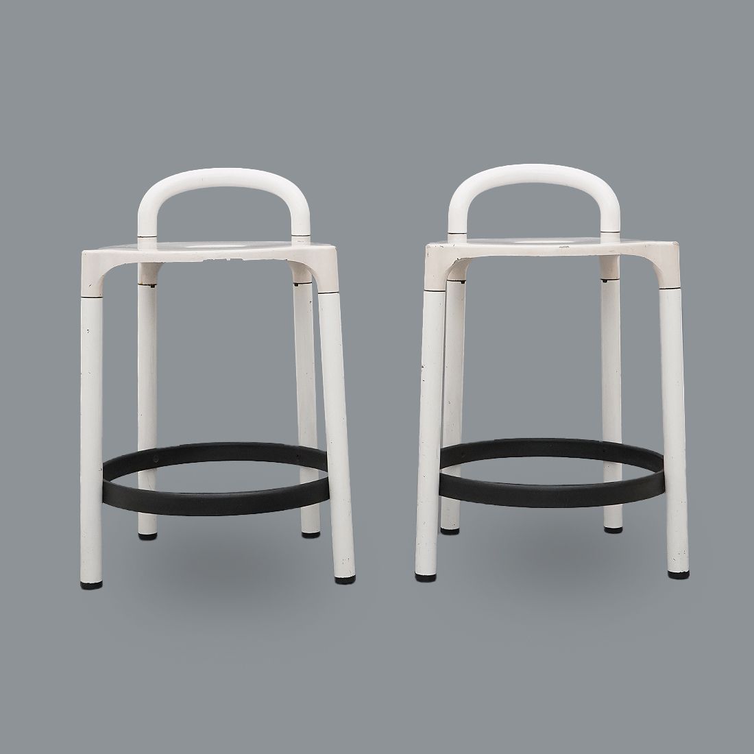 Pair Of Stools By Anna Castelli Ferrieri For Kartell, 1980s photo vinterior