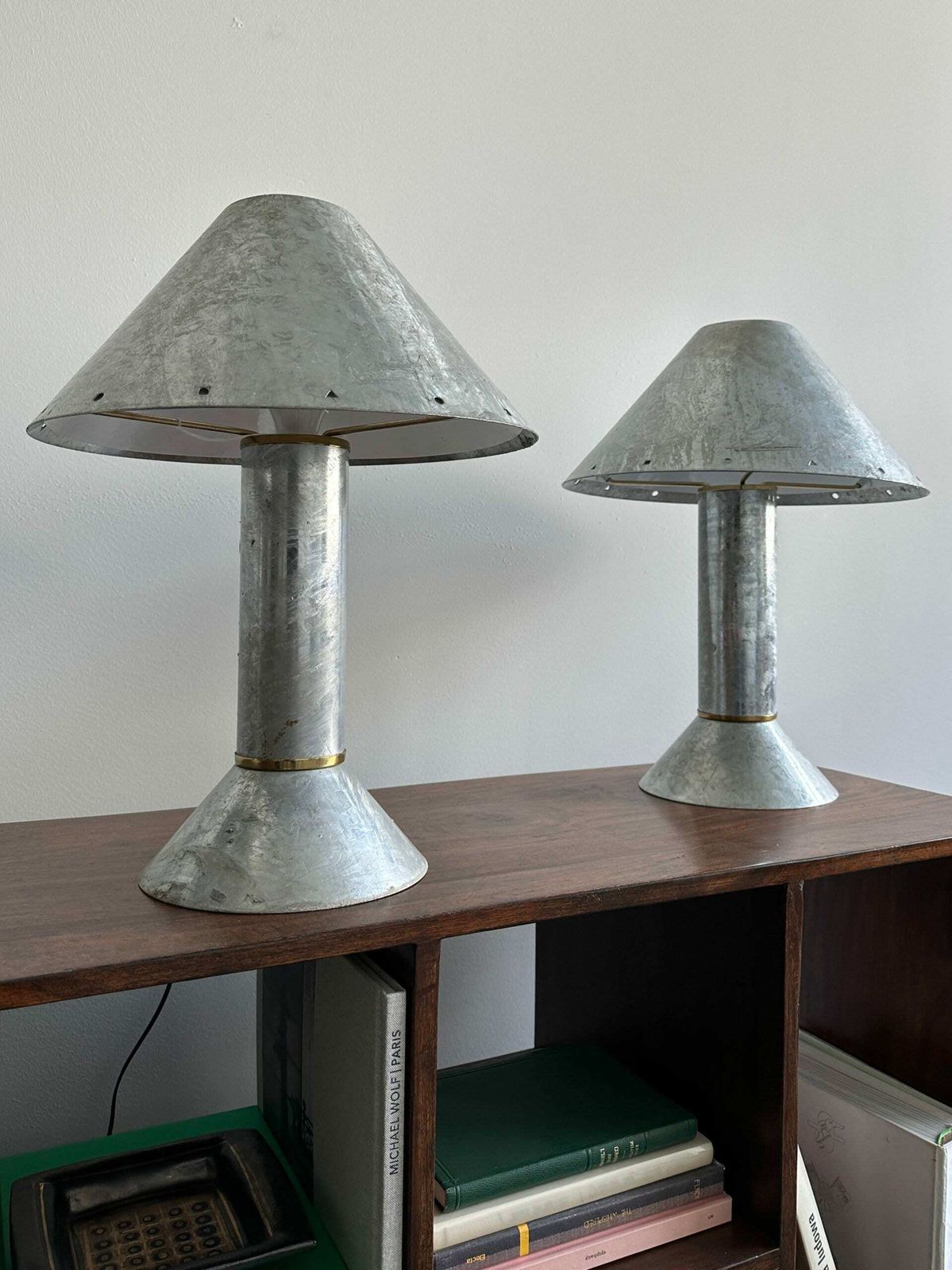 Ron Rezek, ‘4200’ Zinc Table Lamps, USA, 1980 photo furniture