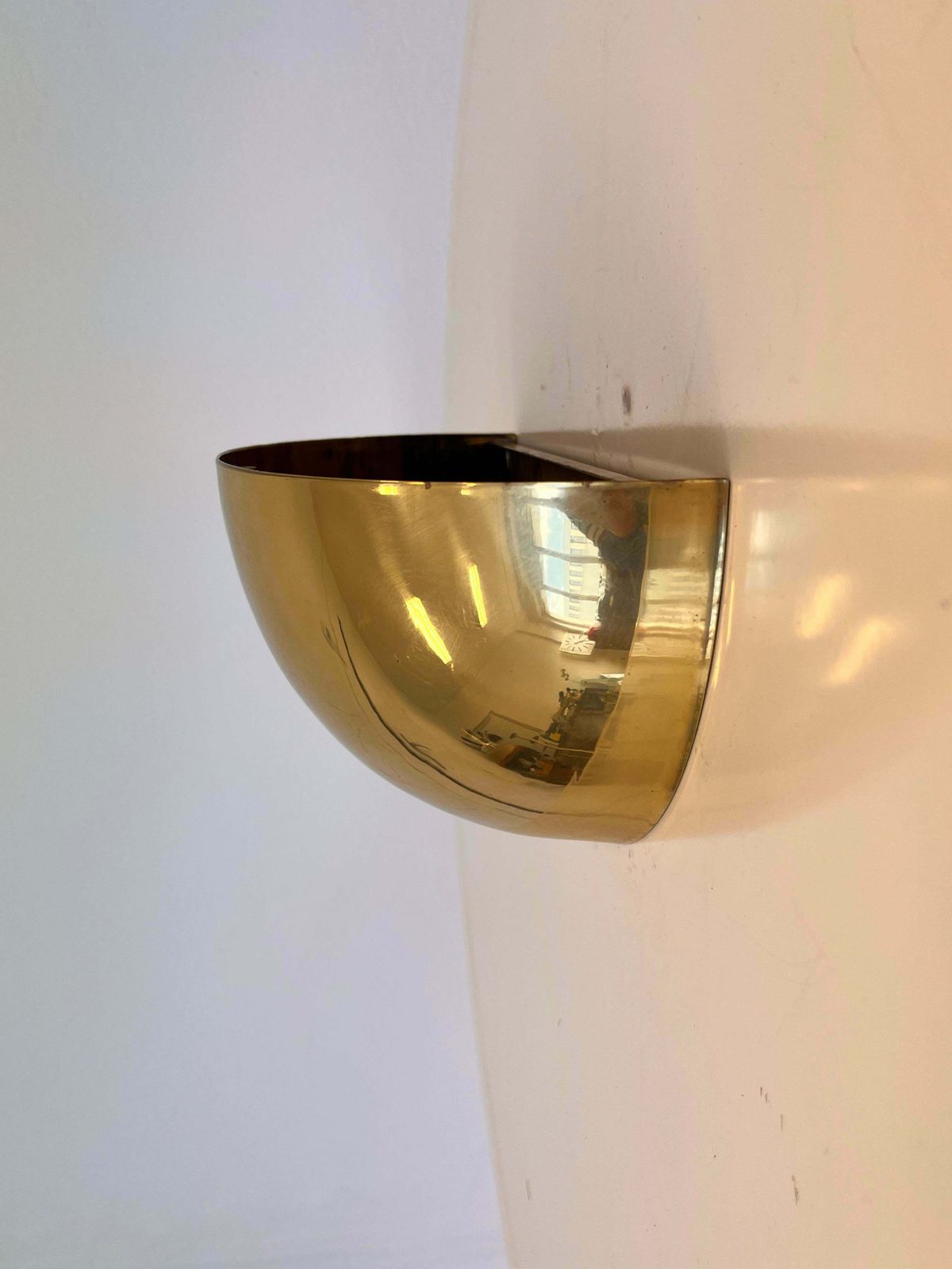 Set Of Four Design Midcentury Wall Brass Lamps   Czechoslovakia, 1980s photo 1711.0