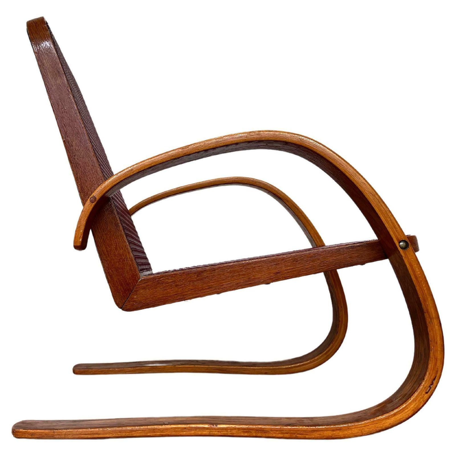 Very Rare Armchair By Miroslav Navrátil For Zdeněk Plesník   1940s
