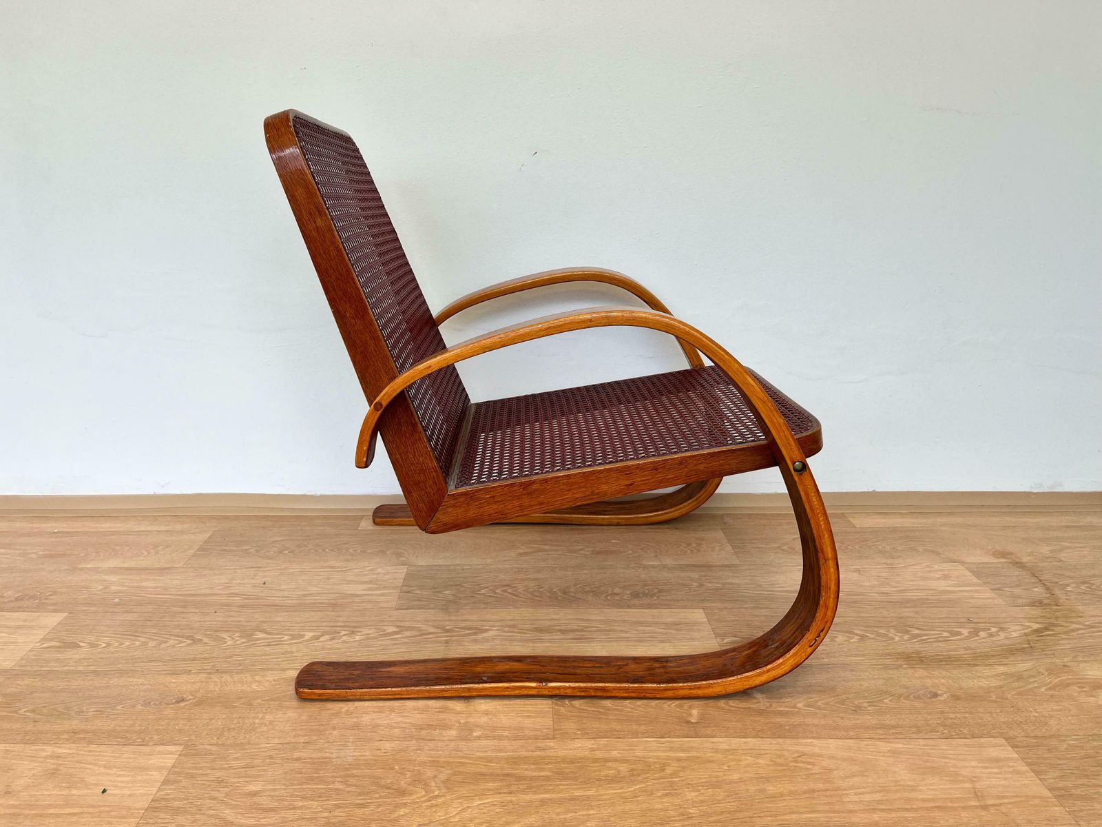 Very Rare Armchair By Miroslav Navrátil For Zdeněk Plesník   1940s photo furniture