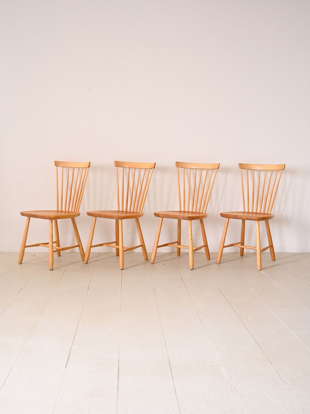 Set Of 4 Chairs By Carl Malmsten “Lilla Aland” photo Furniture