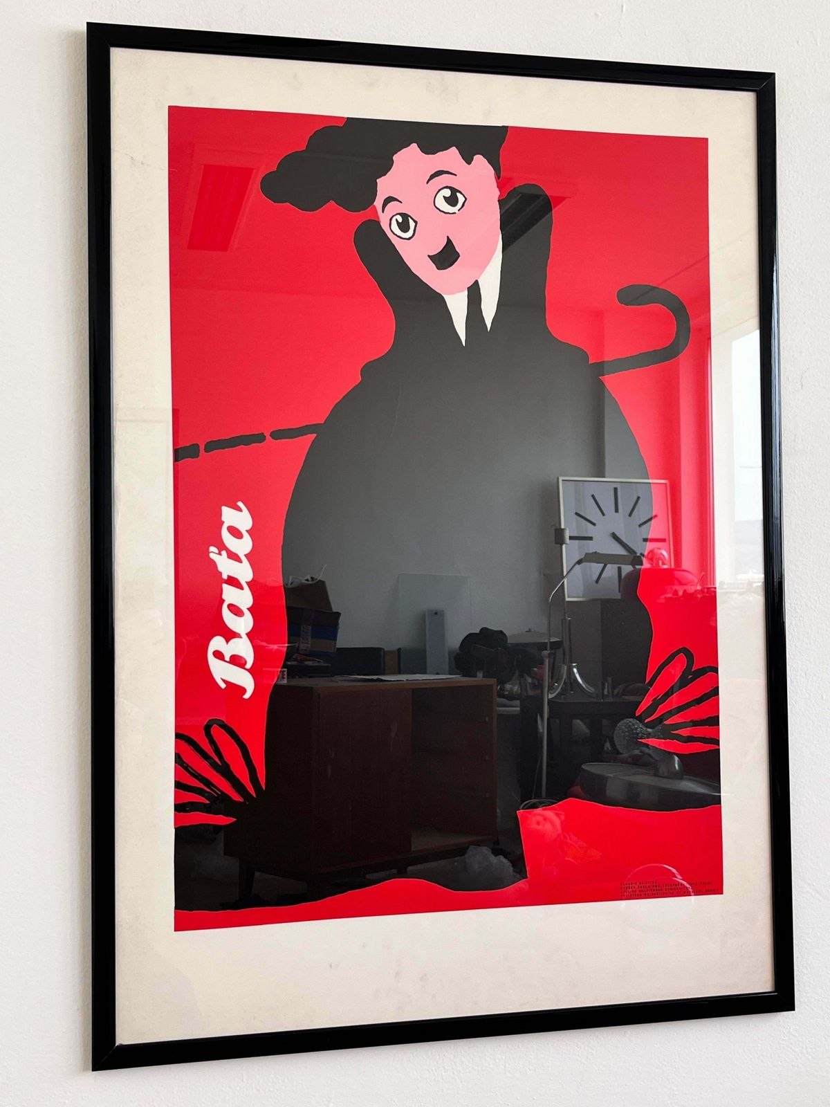 Big Original Charlie Chaplin Poster By Claudio Oliveira   Baťa , 1992