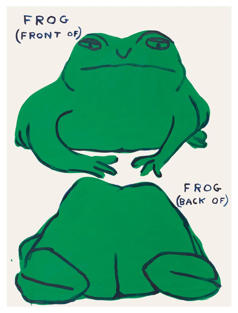 David Shrigley Frog (Front Of), Frog (Back Of)