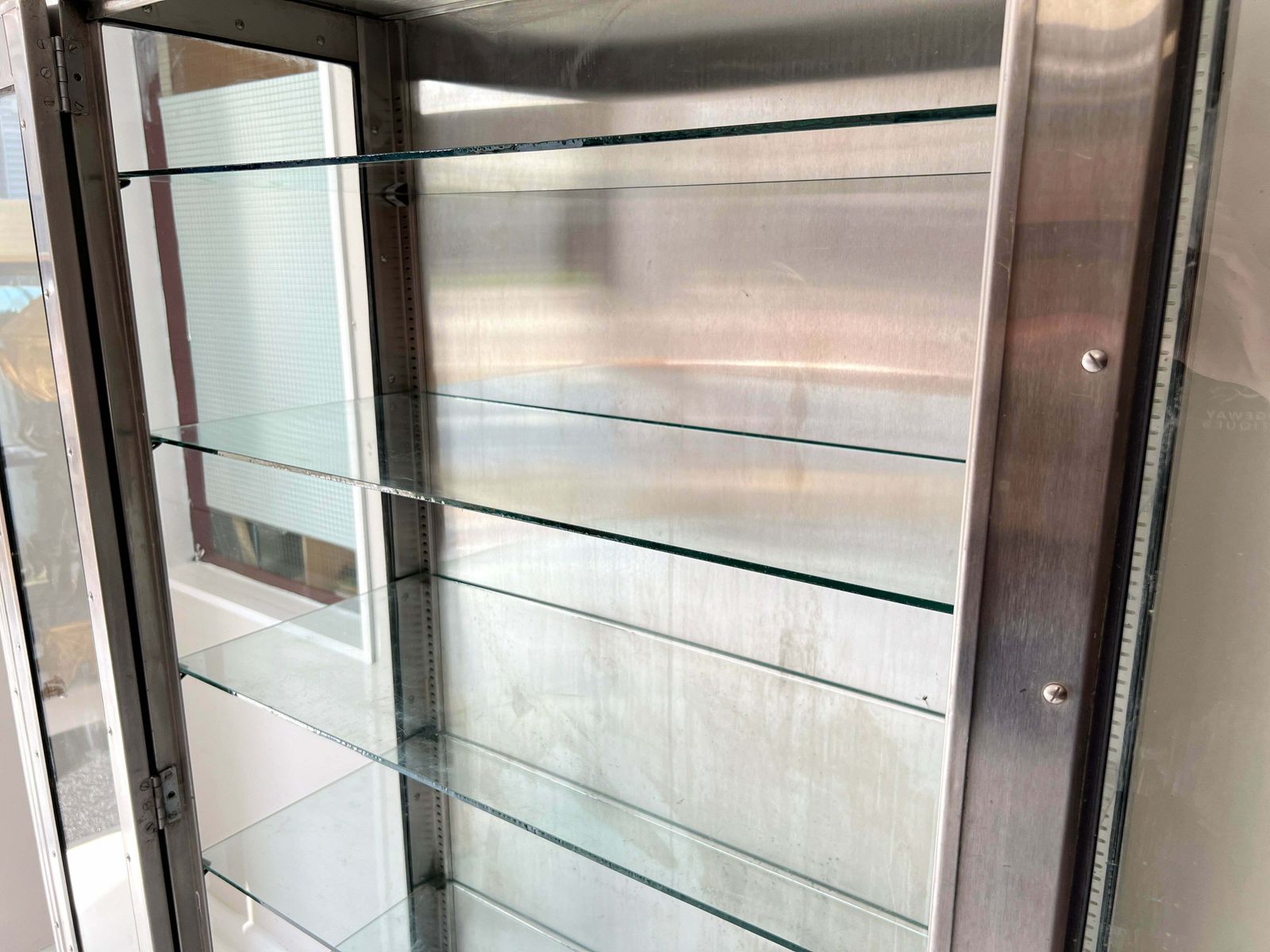 20th Century Stainless Steel & Glass Medical Cabinet photo vinterior