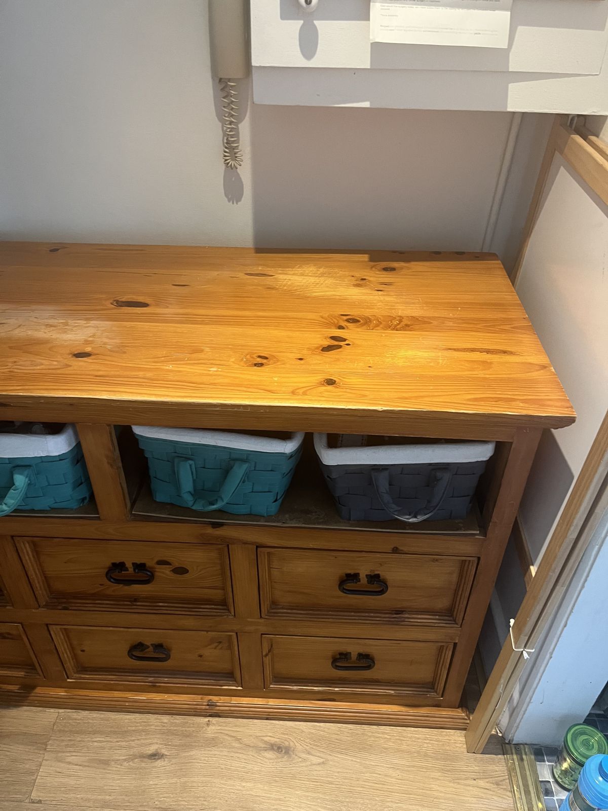 Wooden Chest Of Drawers/Living Room