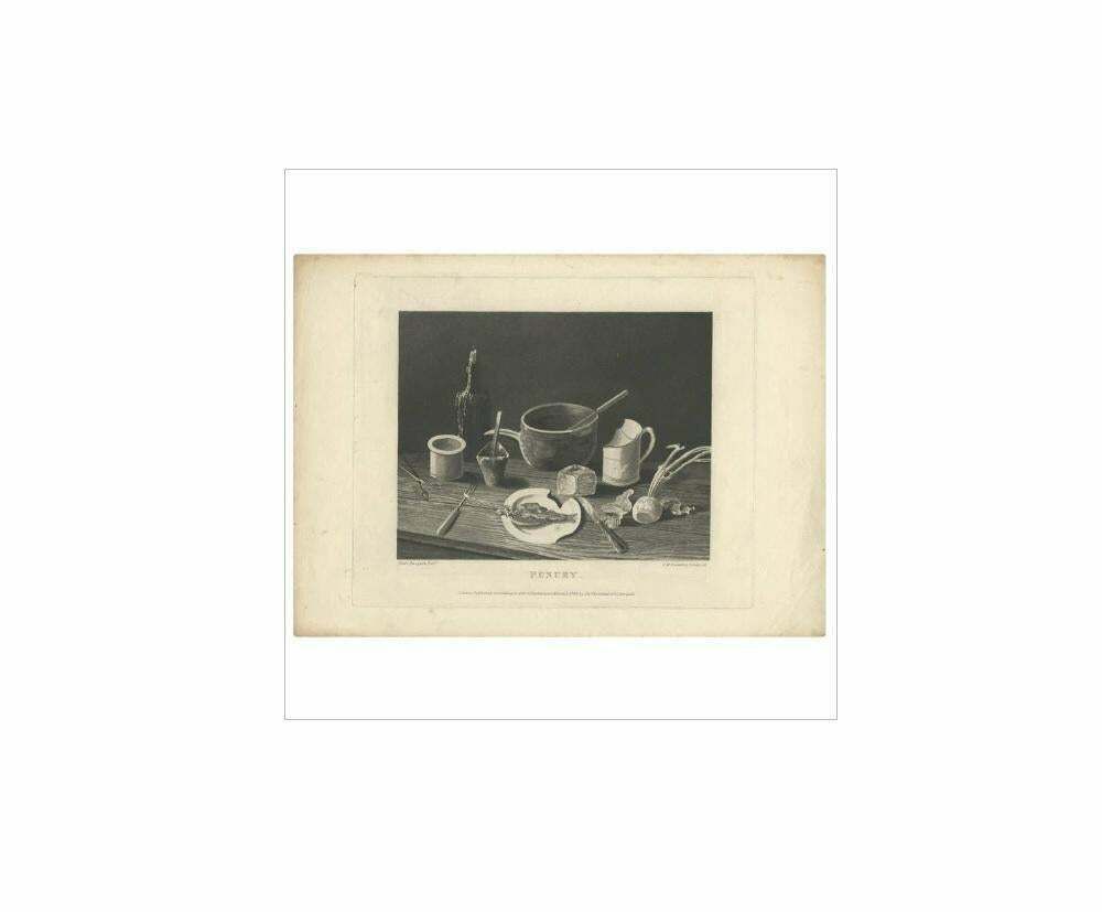 Antique Print Of 'Penury' Made After P. Pasquin, 1796 photo Art