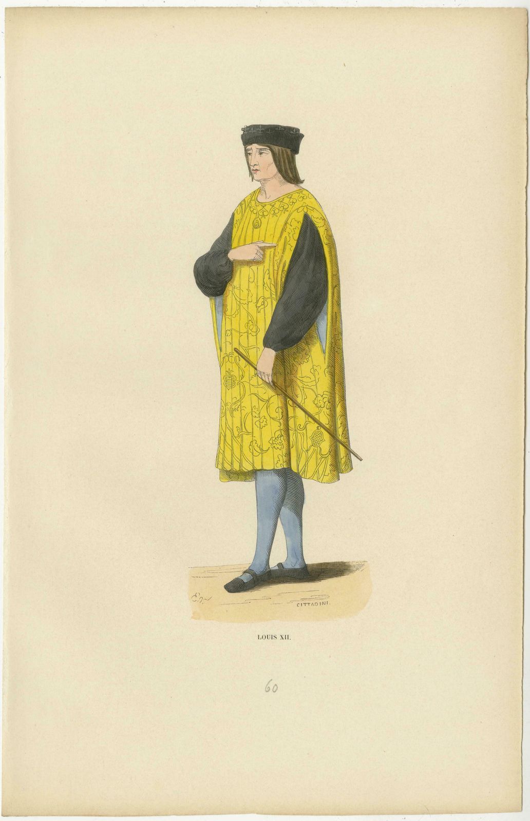 Louis XII: The Prudent King In Regal Attire, 1847 photo furniture