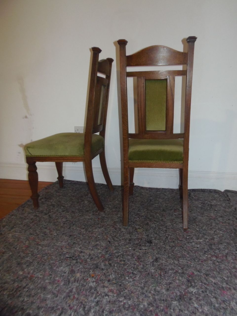 Arts And Crafts Set Of Six Chairs  . photo vinterior