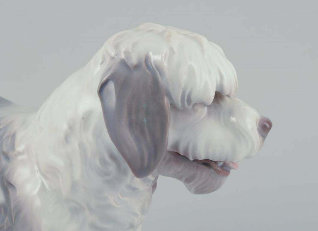 Bing & Grøndahl, Rare Porcelain Figurine Of English Sheepdog. 1920s/30s. photo Art