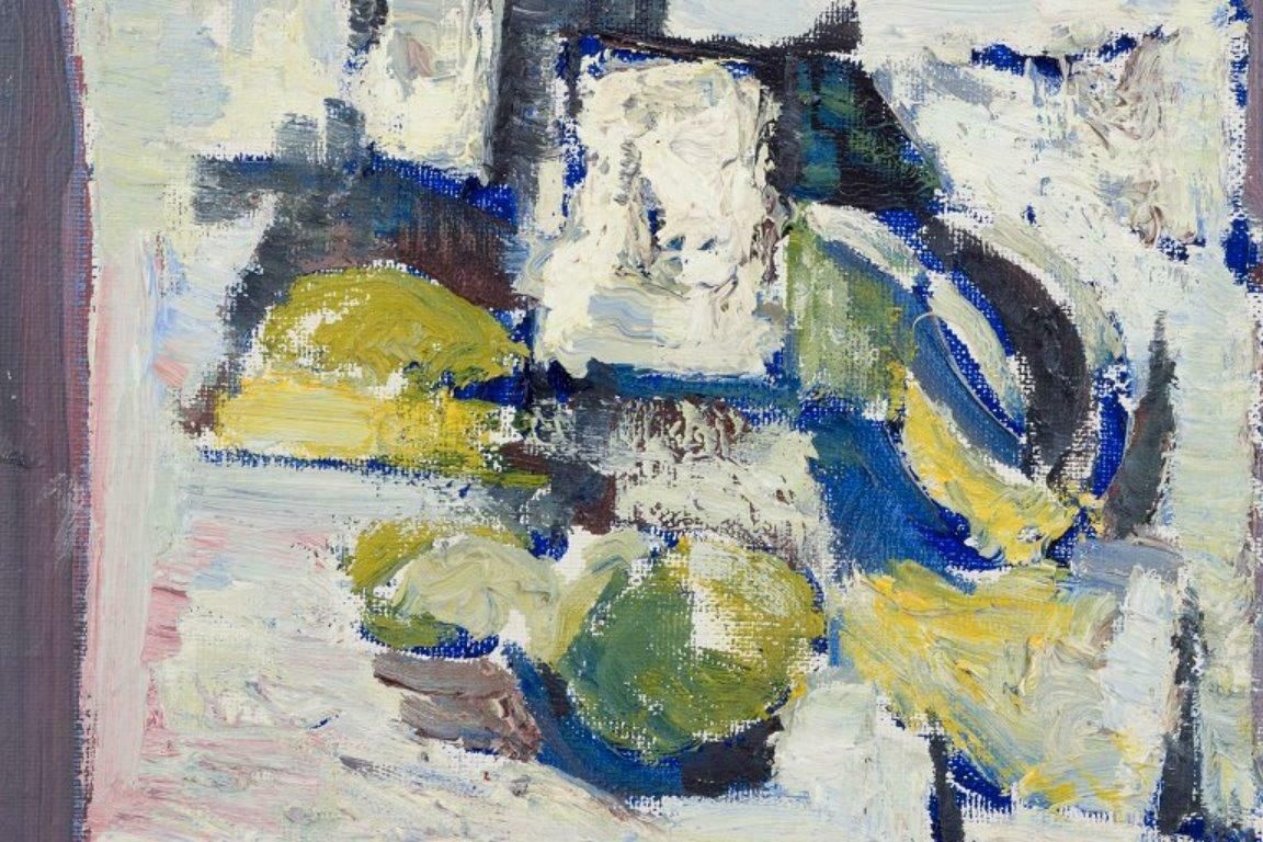 S. Hamlet, Swedish Artist. Oil On Board. Abstract Composition, 1971 photo for sale