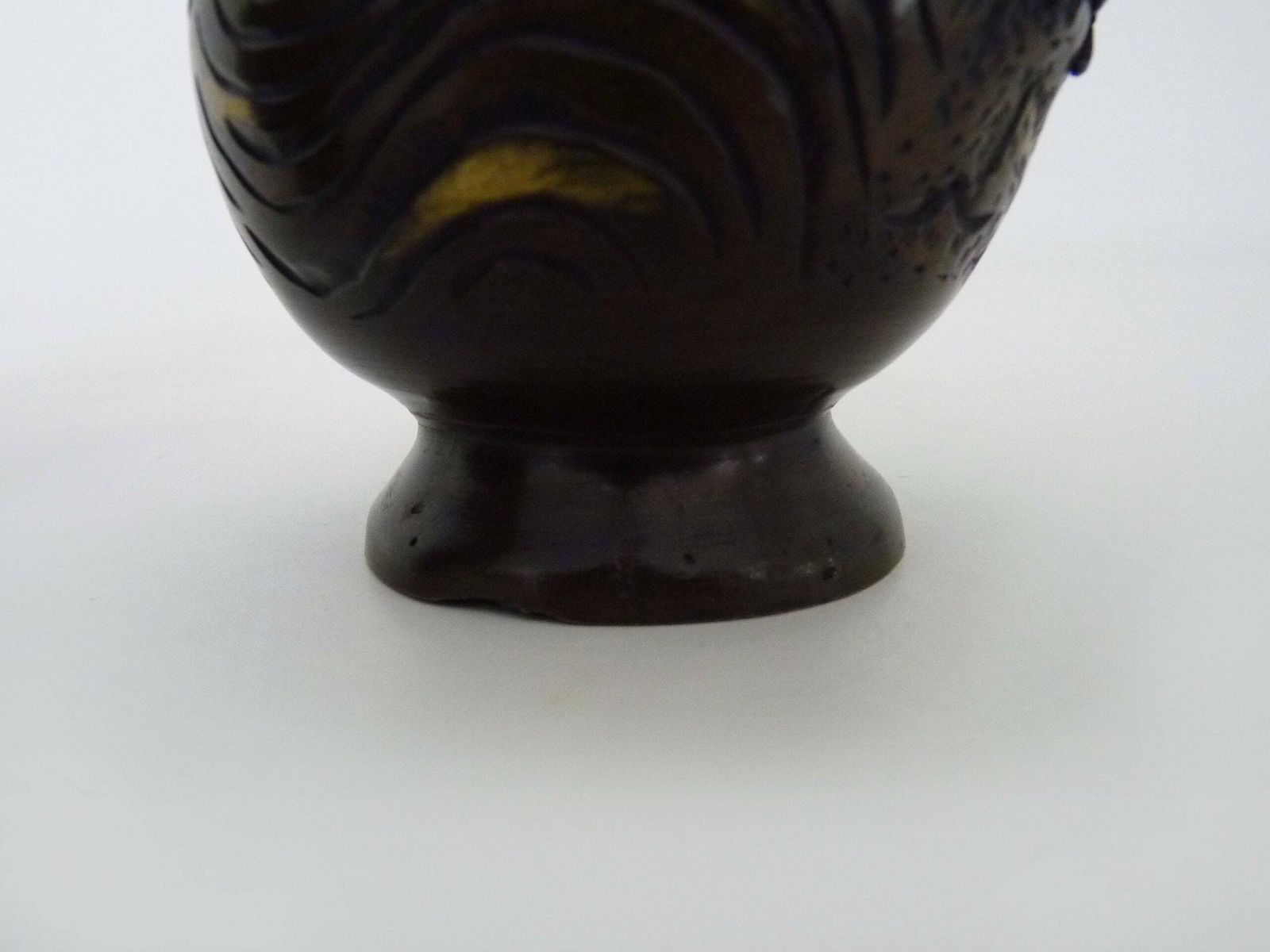 Pair Of Japanese Dragon Vases In Patinated Bronze   1900 photo buy
