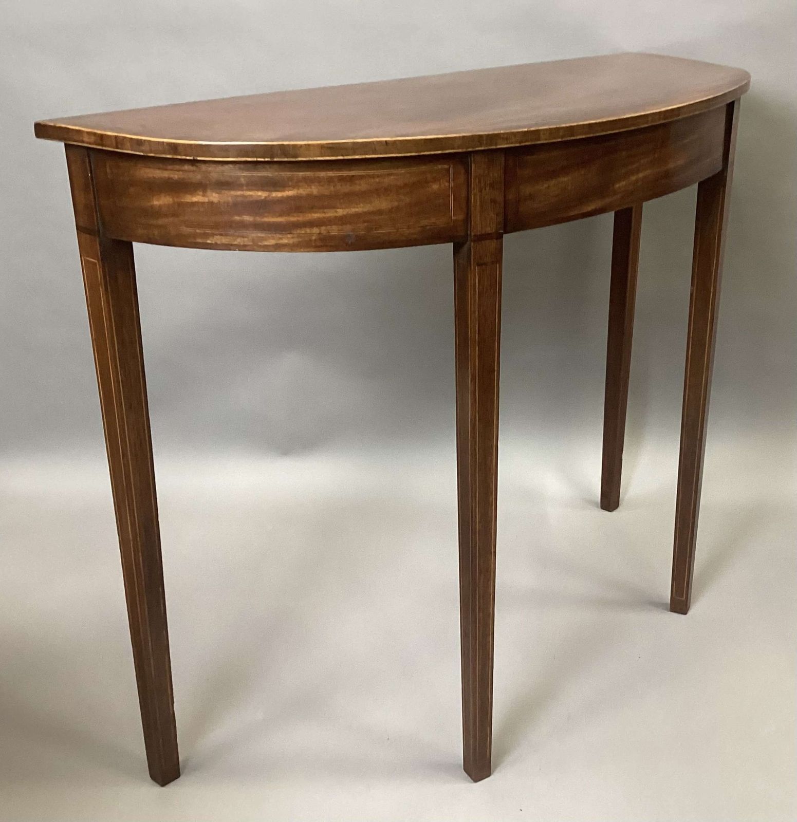 photo buy A Fine George III Mahogany Hepplewhite Side Table / Console Table