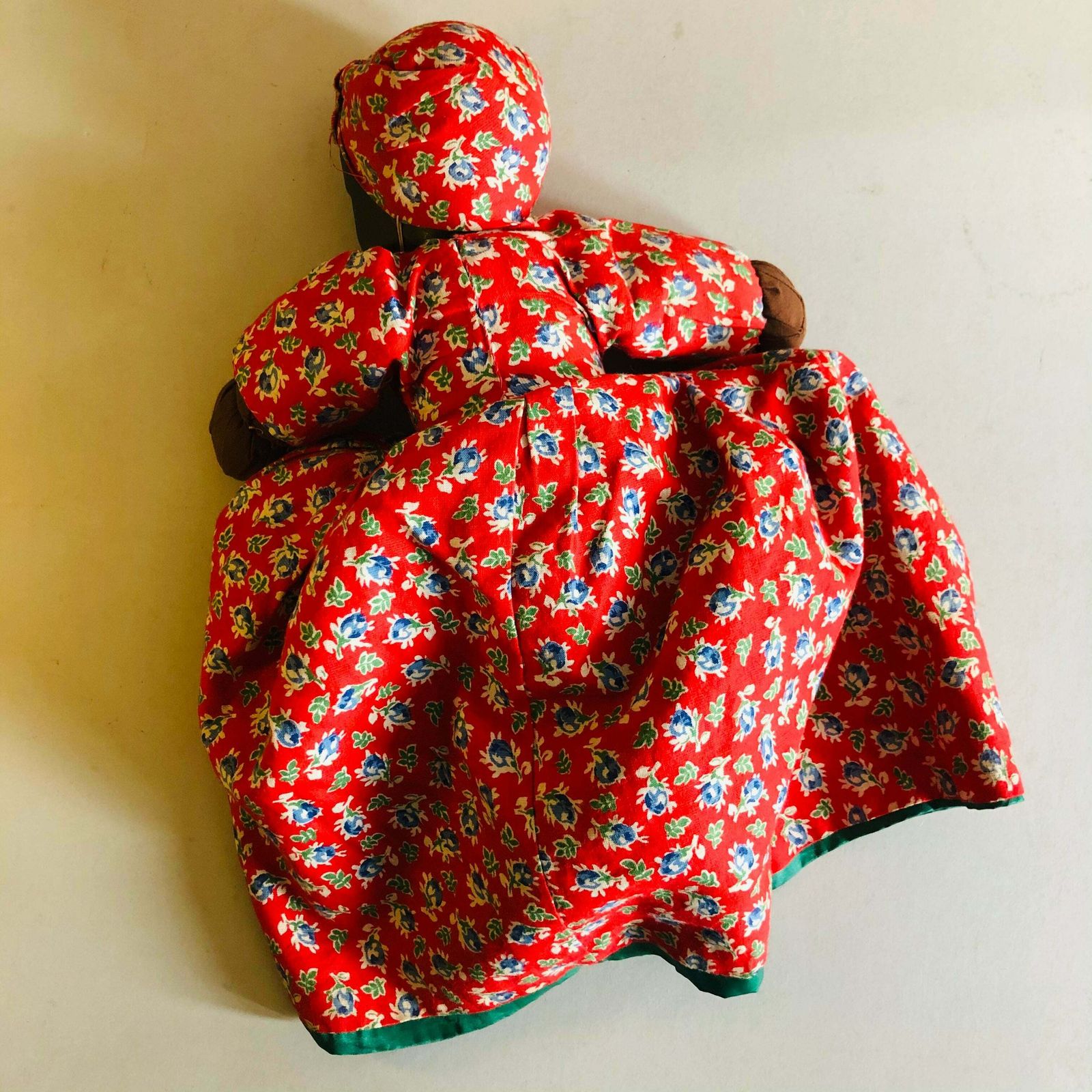 Antique Topsy Turvy Plantation Doll photo vinterior