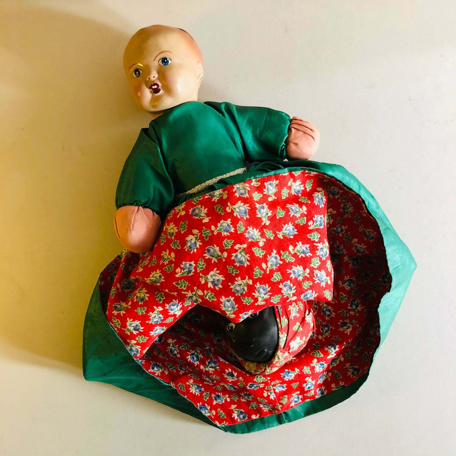 Antique Topsy Turvy Plantation Doll photo buy