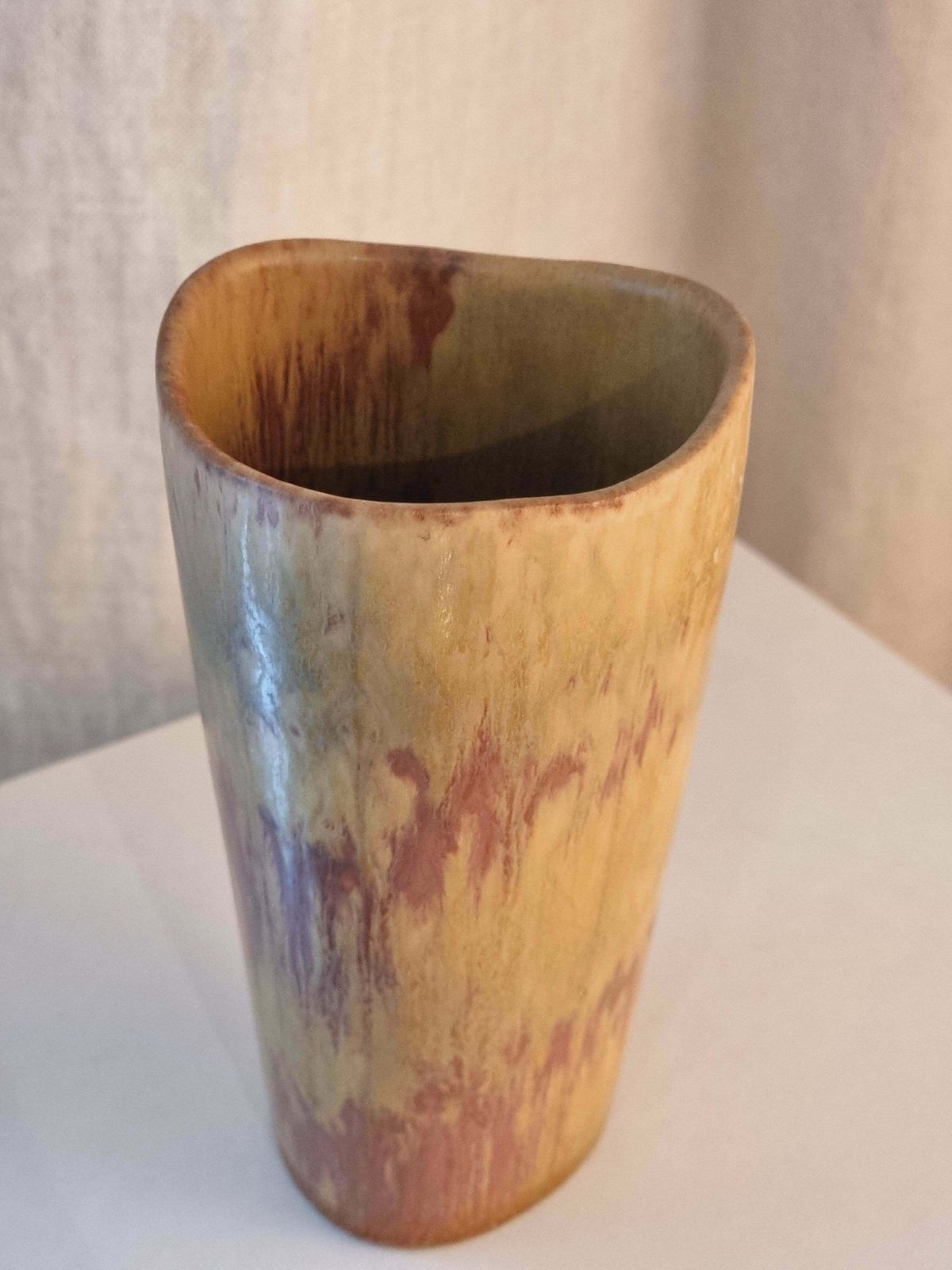 Gunnar Nylund, Stoneware Vase, Rörstrand, Scandinavian Modern / Midcentury photo vintage