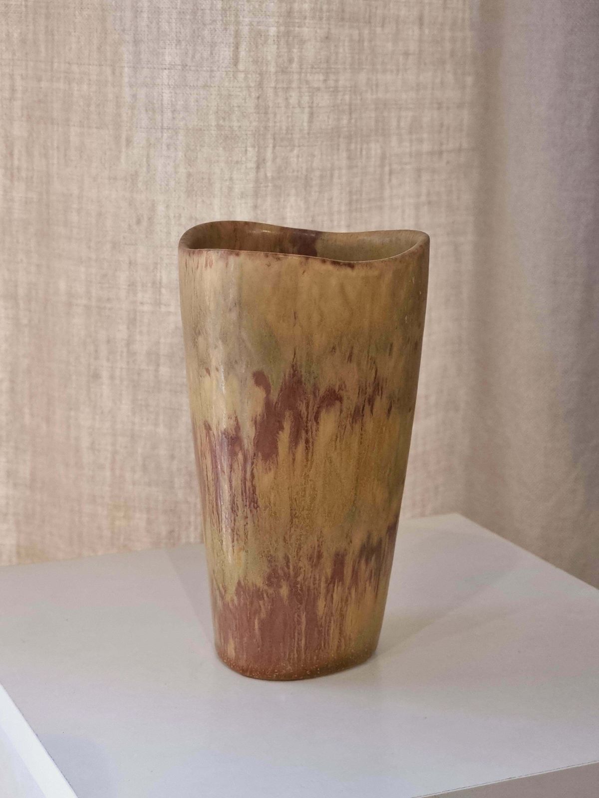 731.0 Gunnar Nylund, Stoneware Vase, Rörstrand, Scandinavian Modern / Midcentury photo
