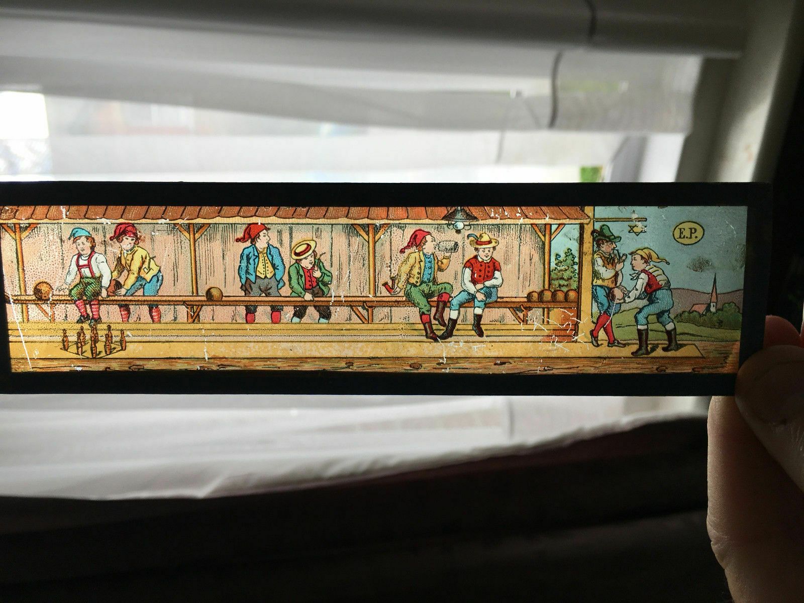 41 Victorian Hand Painted Magic Lantern Slides, Some Ernst Plank (E.P.), Nurembe photo 135.0