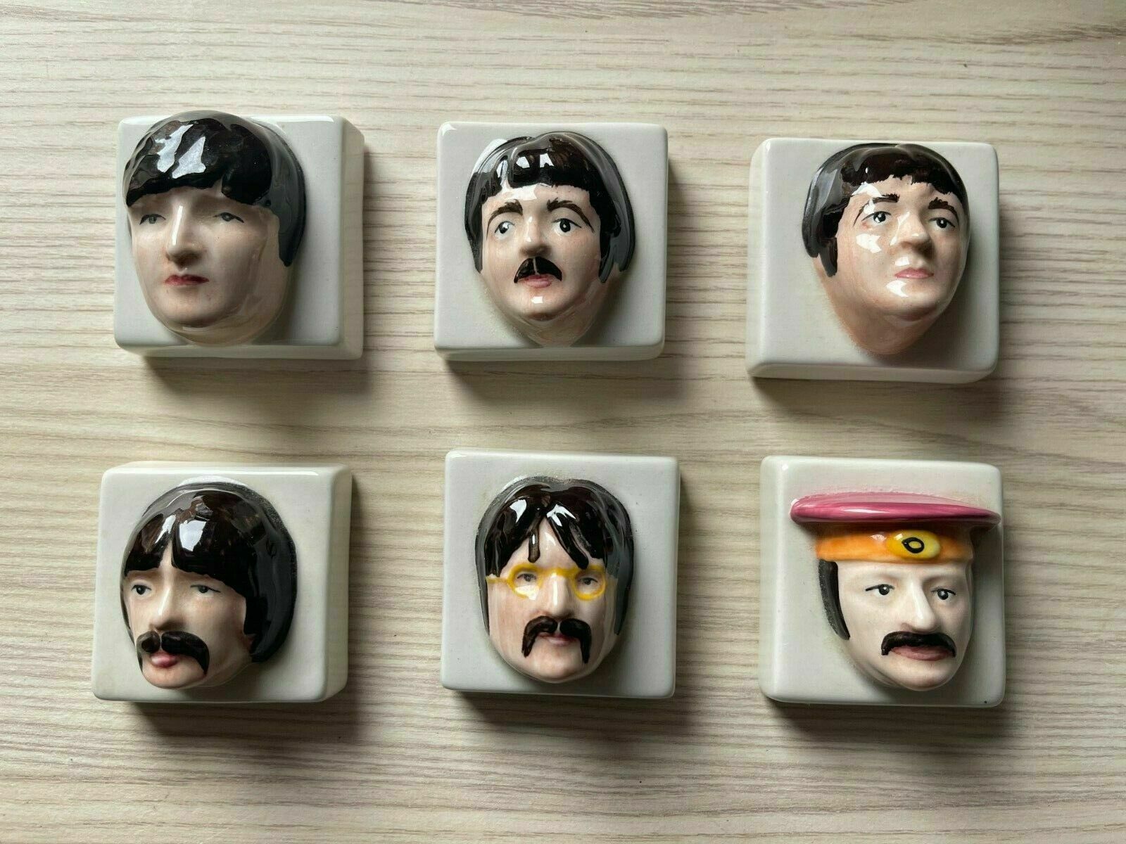 6 Lorna Bailey Beatles Story Fridge Magnets