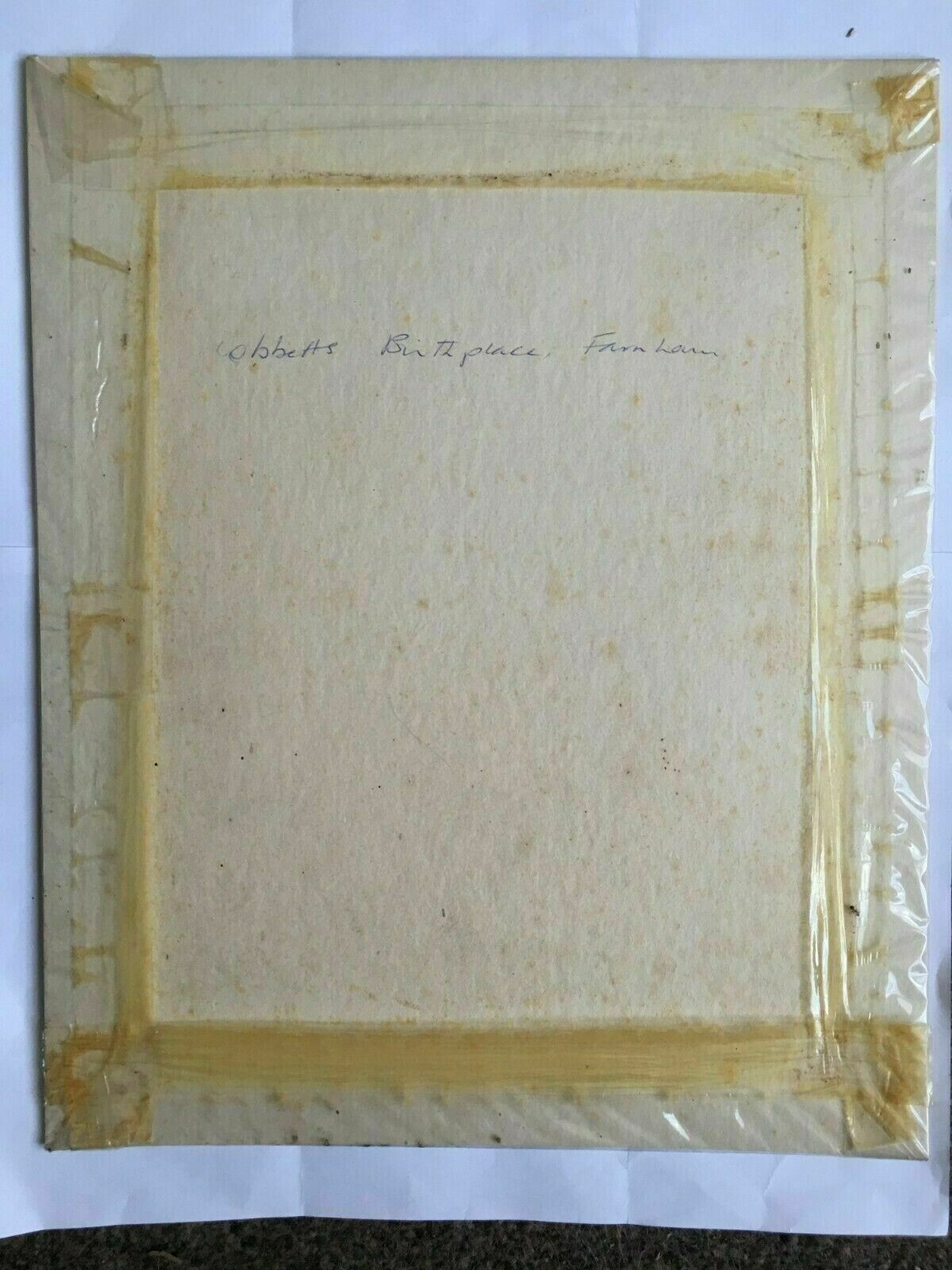 Lithograph Of 'Cobbetts Birthplace, Farnham' photo for sale