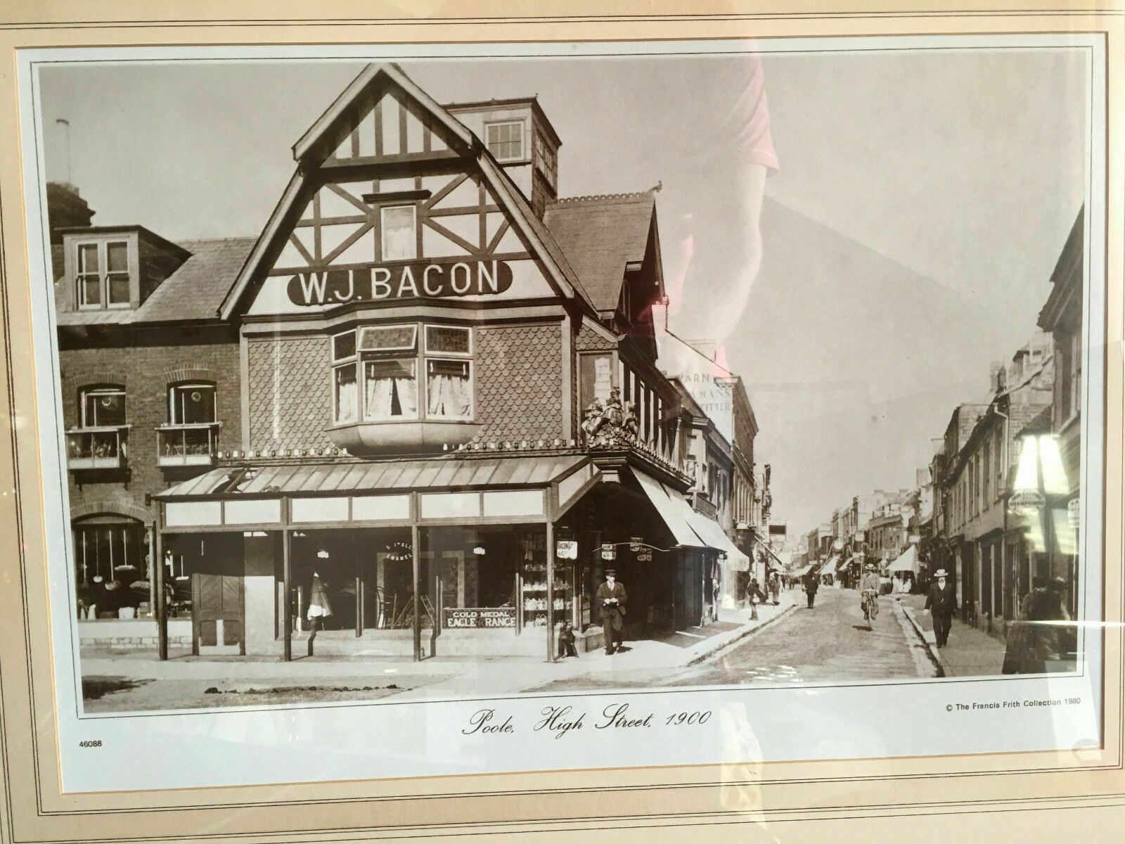 Large Framed Photo Of Poole High Street Circa 1900 photo Art