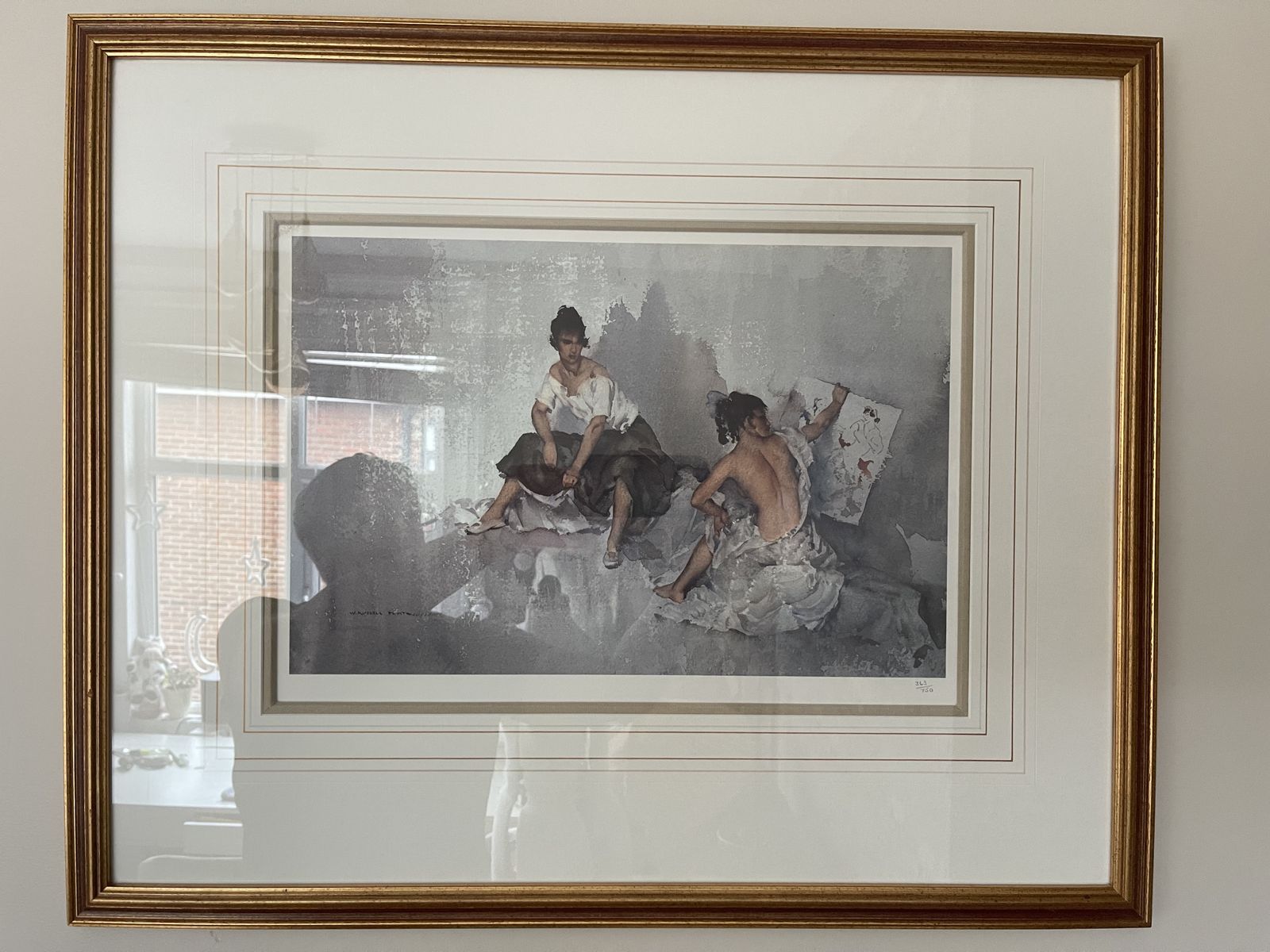 Sir William Russell Flint (1880 1969) 'Subject Of Two'