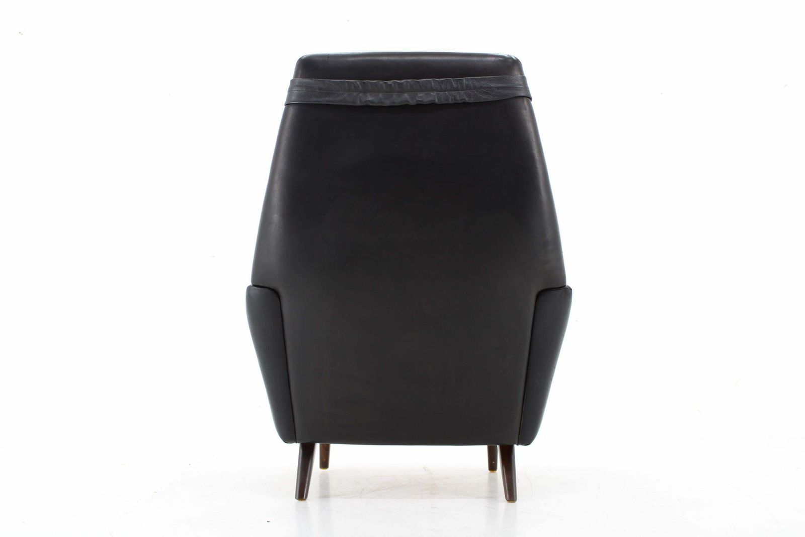 1970 Leather High Back Armchair , Denmark photo Furniture