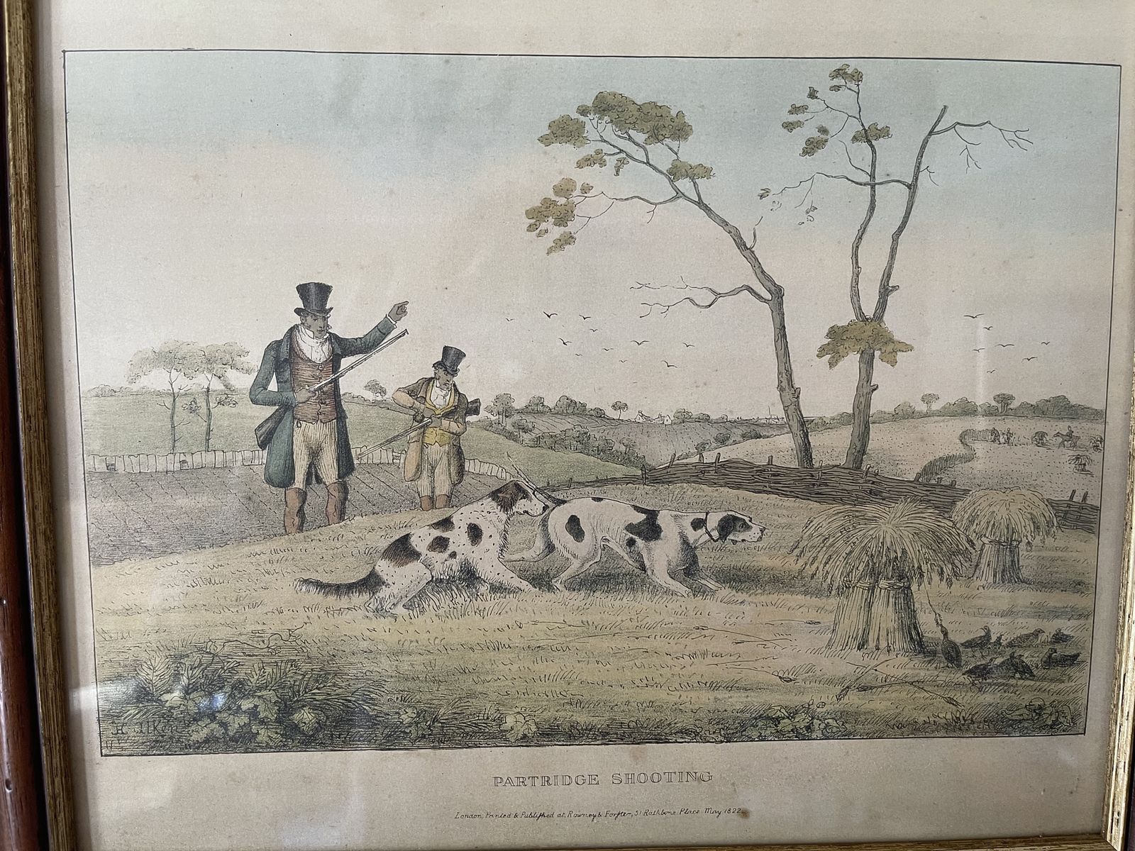 Henry Alken Full Set Of Lithographs From His May 1822 'Four Sporting Subjects' Series photo furniture