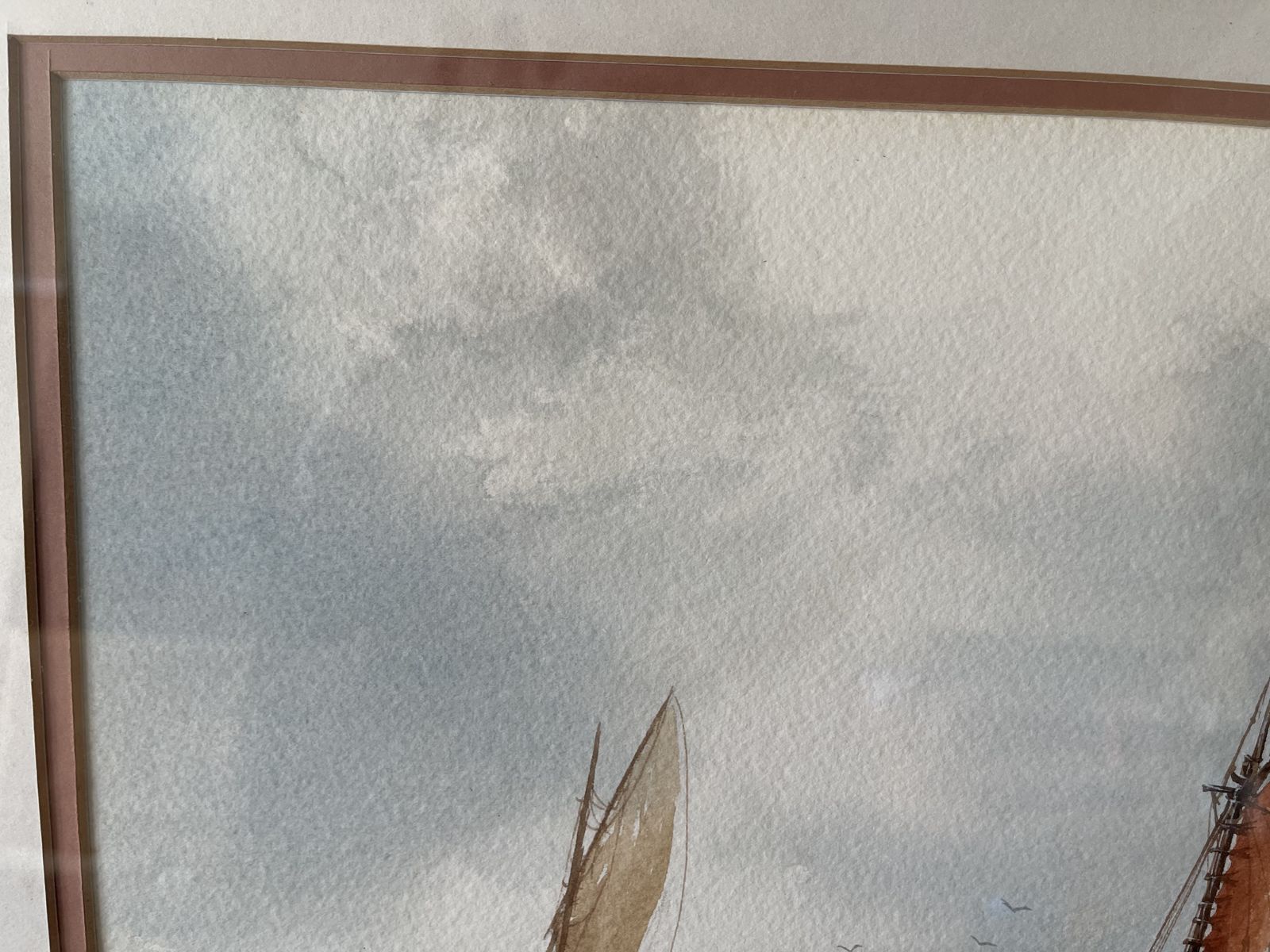 Original Kenneth Hammond Watercolour Painting 1991 photo for sale