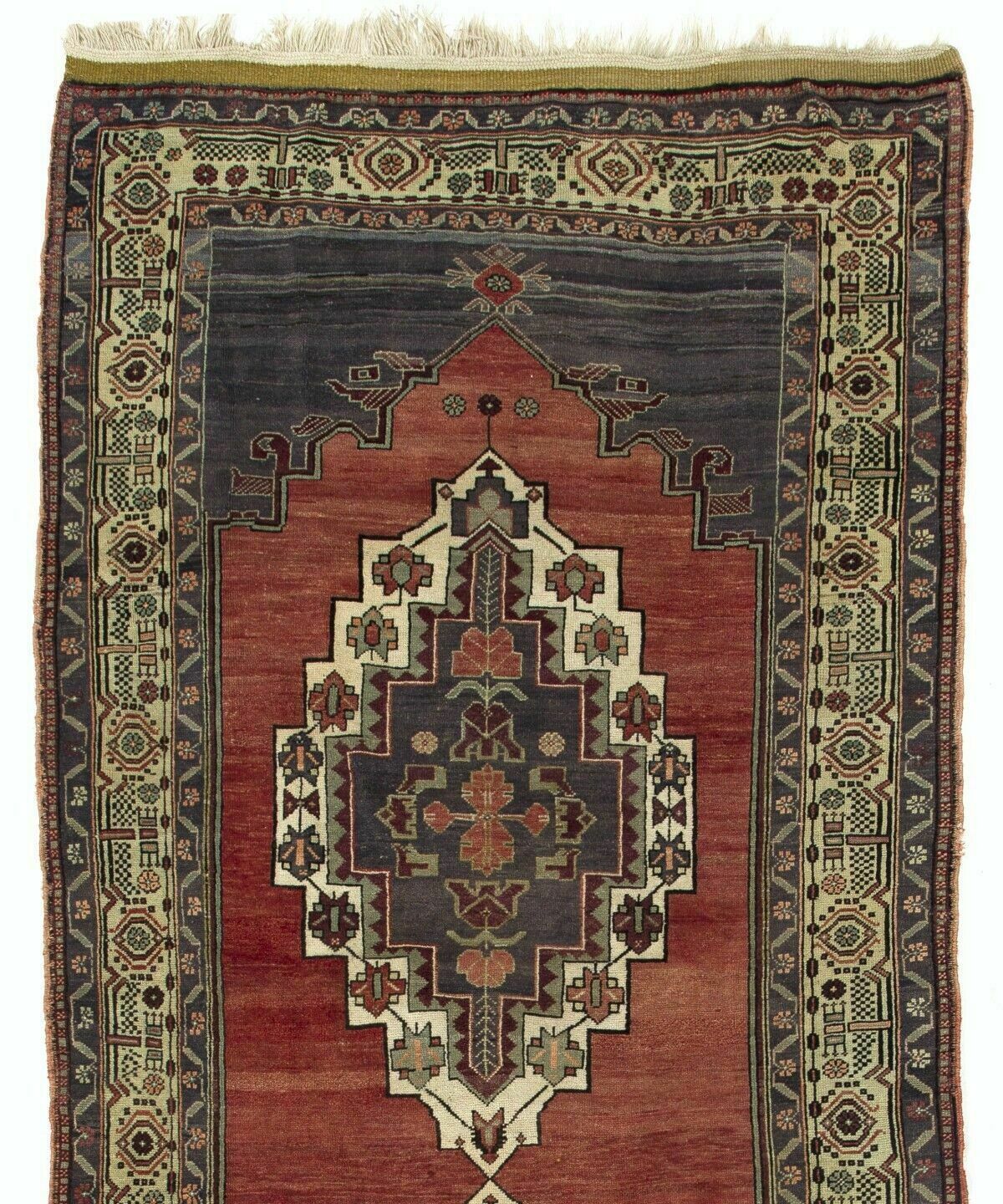 5.3x12.6 Ft Handmade Vintage Turkish Tribal Rug. One Of A Kind Oriental Carpet photo furniture