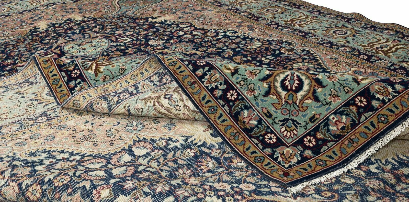 Traditional Vintage Handmade Turkish Area Rug With Geometric Design photo for sale