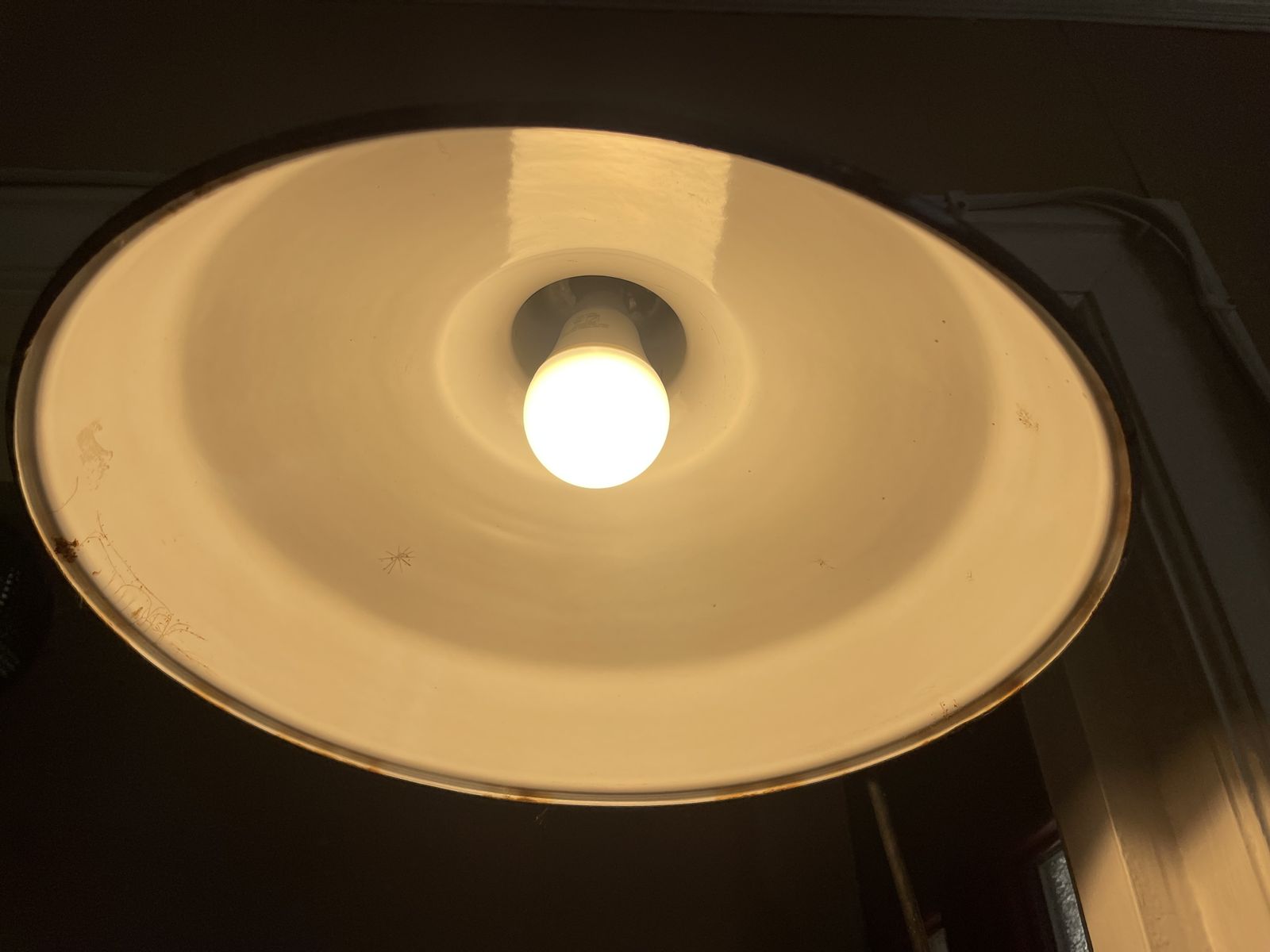 Enamel Industrial Pendant Shade photo furniture