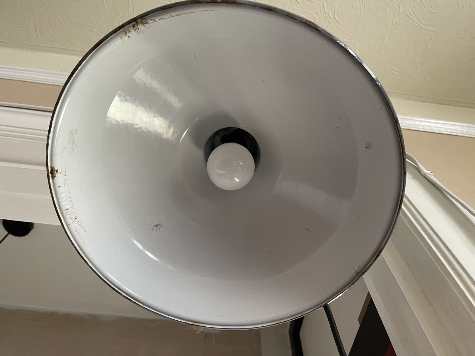 Enamel Industrial Pendant Shade photo vinterior