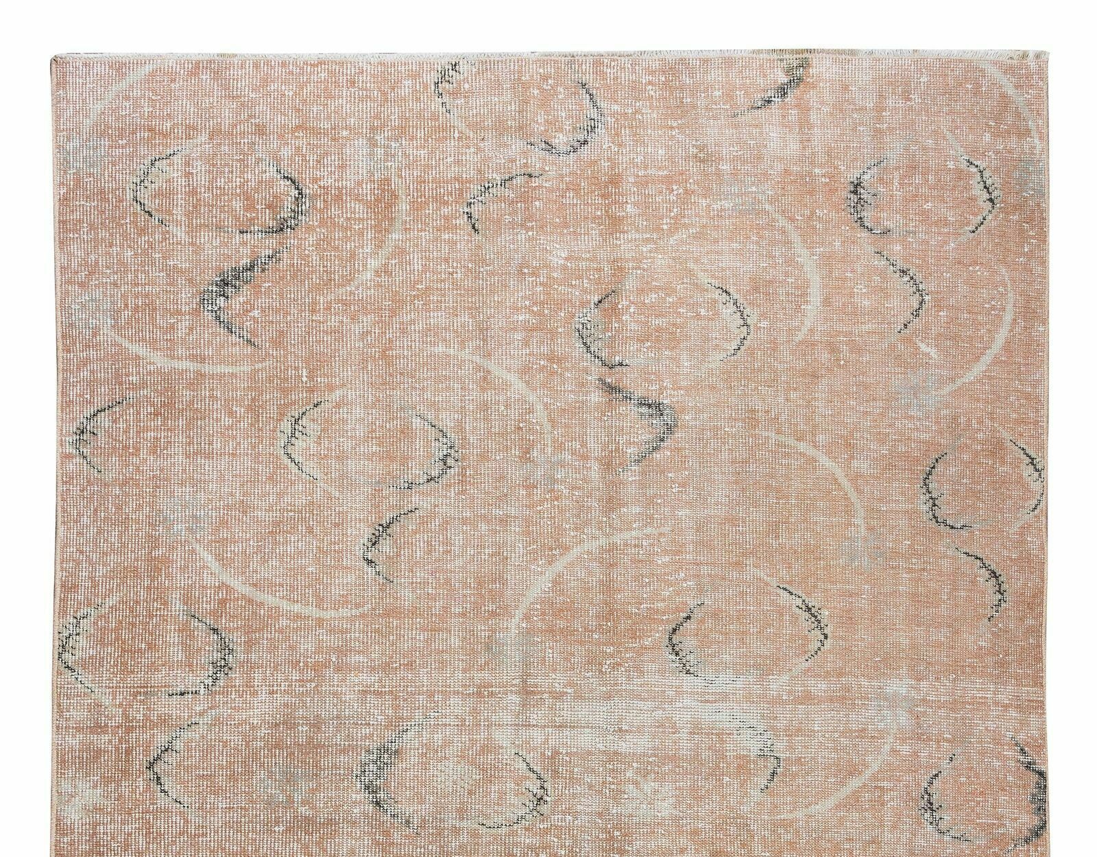 5.6x8.7 Ft Mid Century Modern Handmade Turkish Rug Designed By Zeki Muren photo Textiles