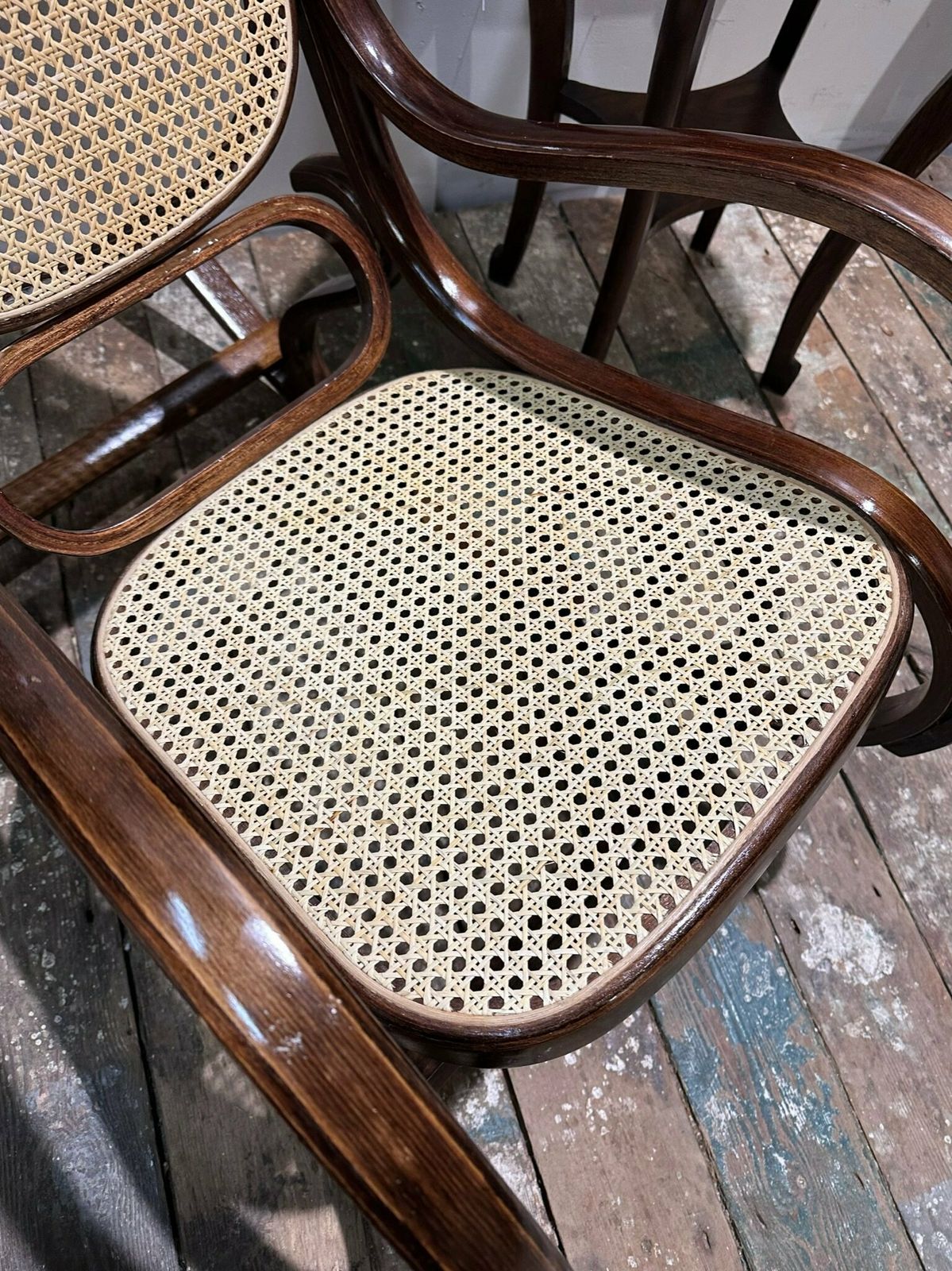 1950's Dead Stock Bentwood Rocking Chair 5 Available As New photo 238.0