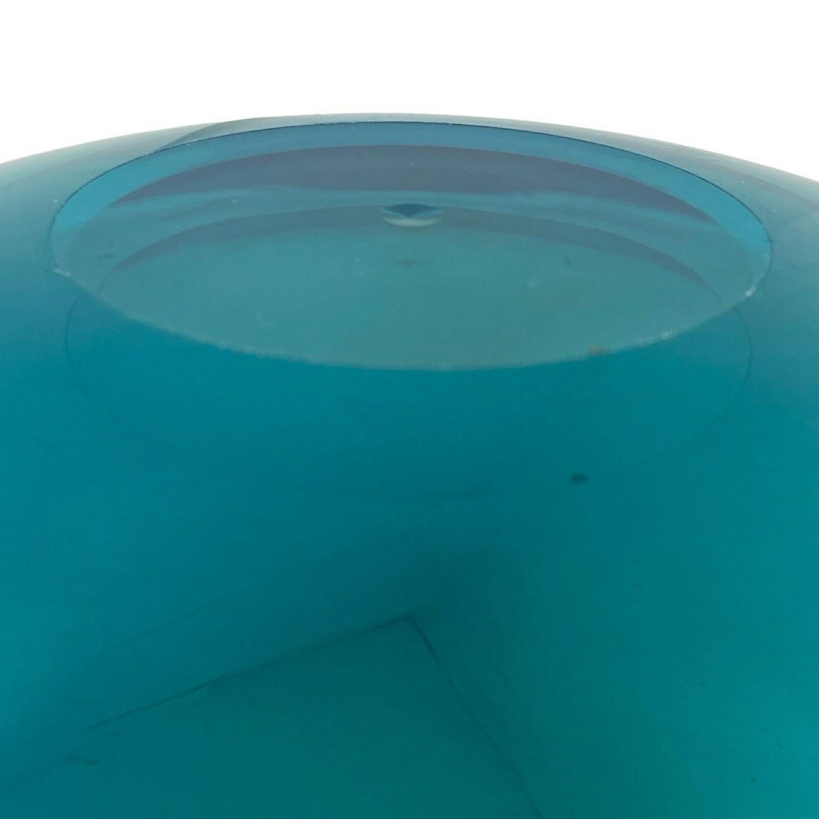 Miriam Mirri For Alessi   Bowl (Two Parts) / Salad Or Fruit Bowl   Model 'Super Love'   Stainless Steel With Bright Blue Pastoc Bottom photo vinterior