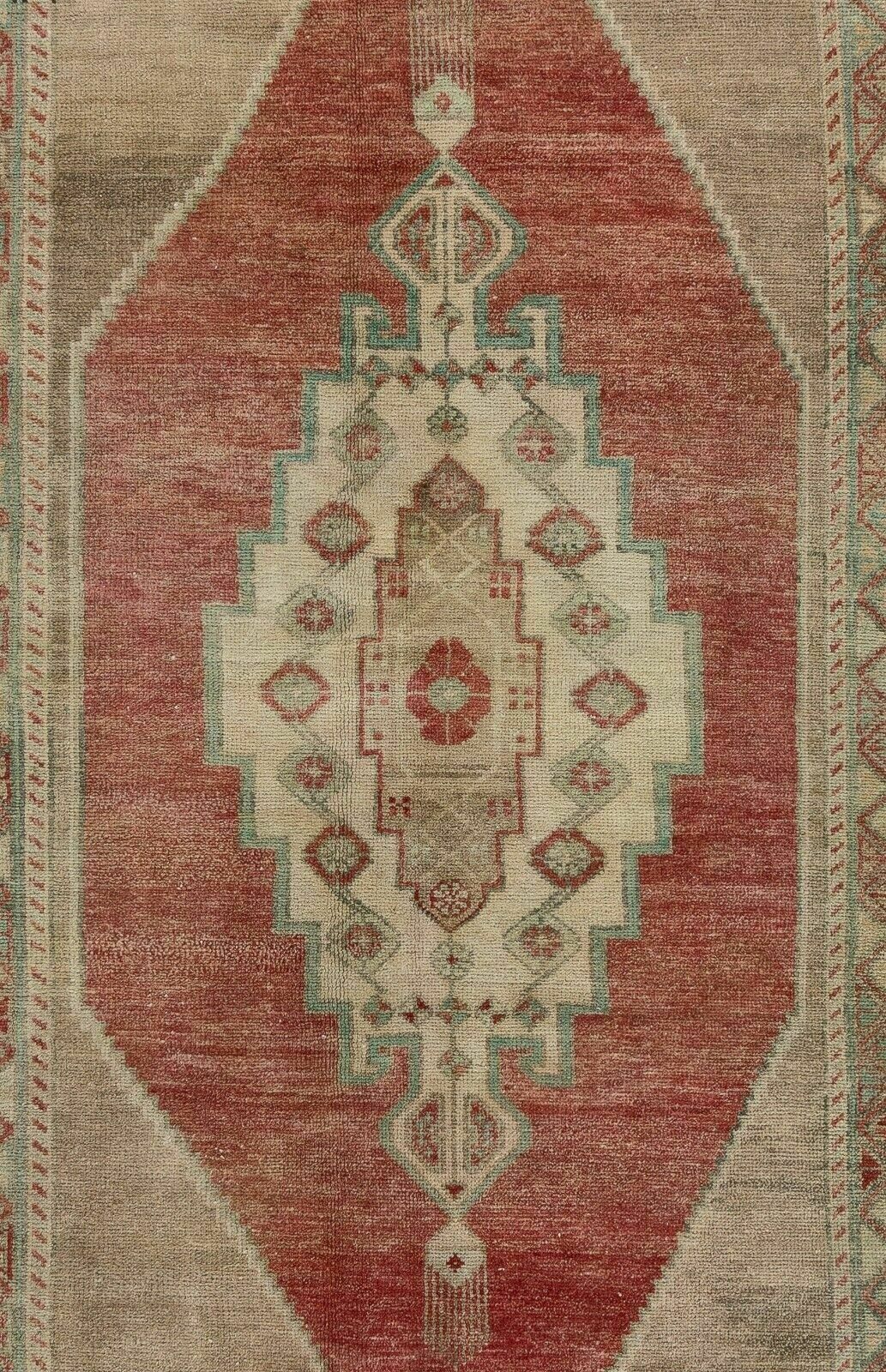 Tapis d'Anatolie vintage noué à la main, de style tribal, 152 x 299 cm, vers 1960 photo Textiles