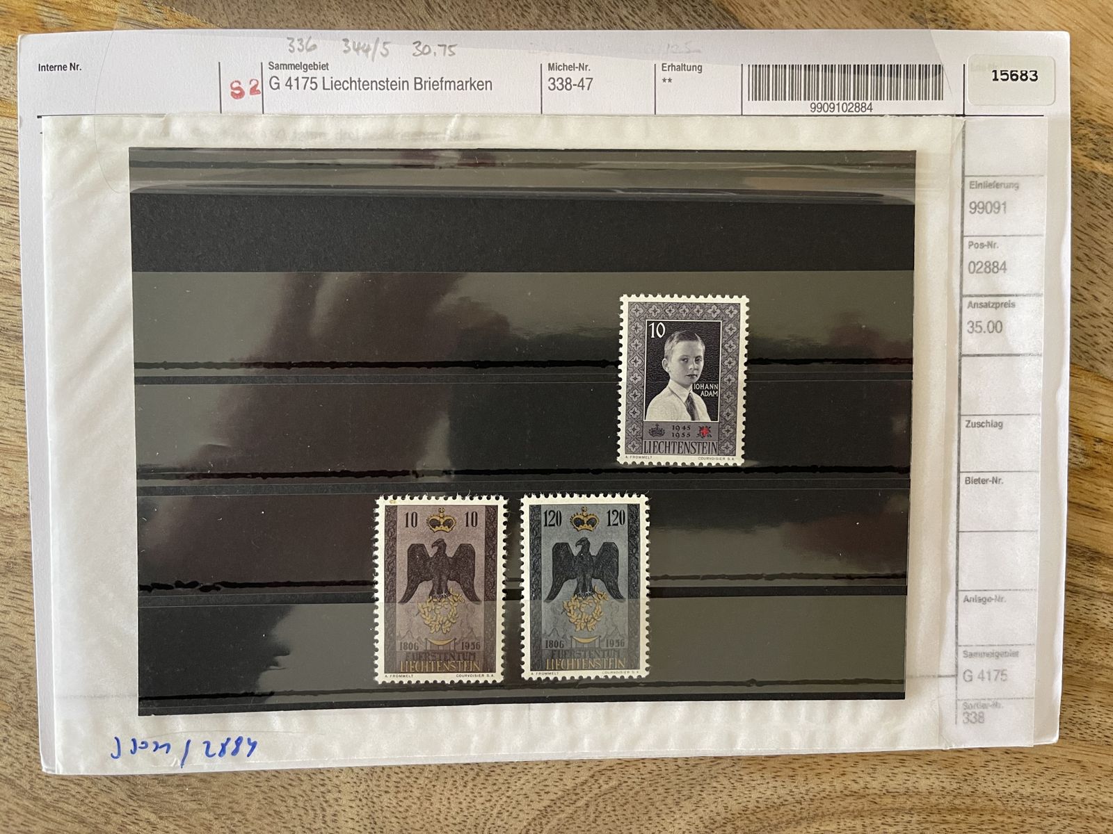 Set Of Liechtenstein Stamps All Mnh photo furniture