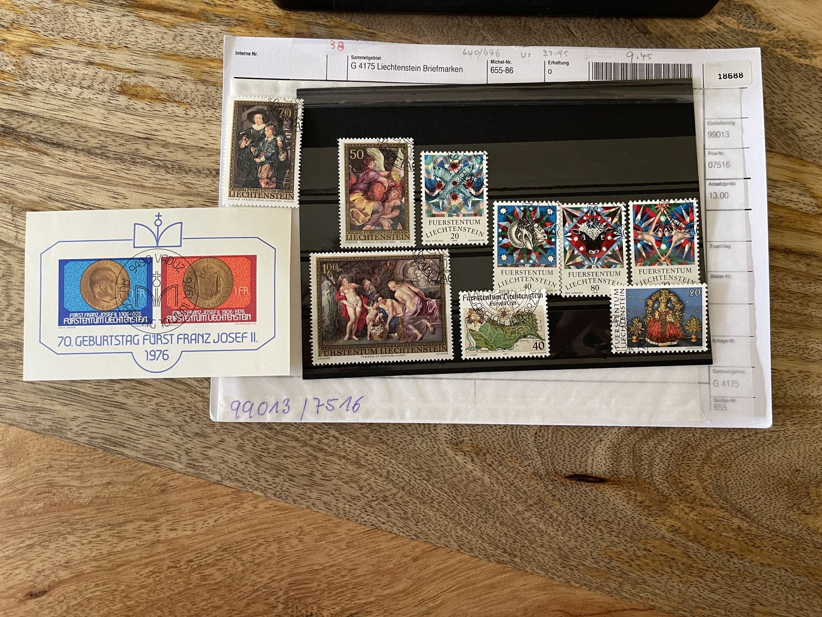 Set Of Liechtenstein Stamps All Mnh photo buy