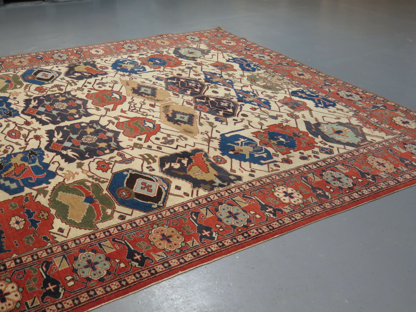 Unusual Azerbaijani Carpet, C. 1930 photo for sale