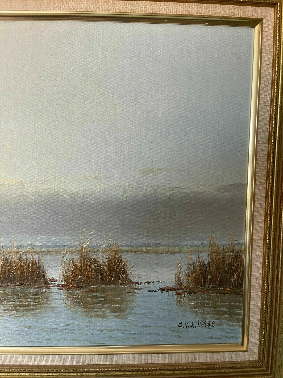 Ducks Flying Over Marshland By Gien Van De Velde (Gien Brouwer) photo buy