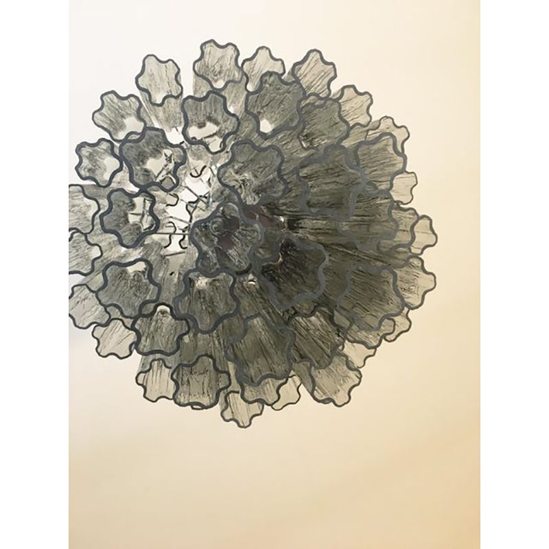 Contemporary Modern "Tronco" Murano Glass Sputnik Chandelier Venini Style photo vintage