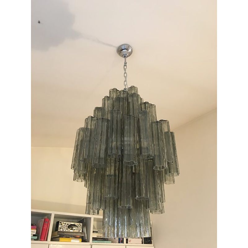 photo for sale Contemporary Modern "Tronco" Murano Glass Sputnik Chandelier Venini Style