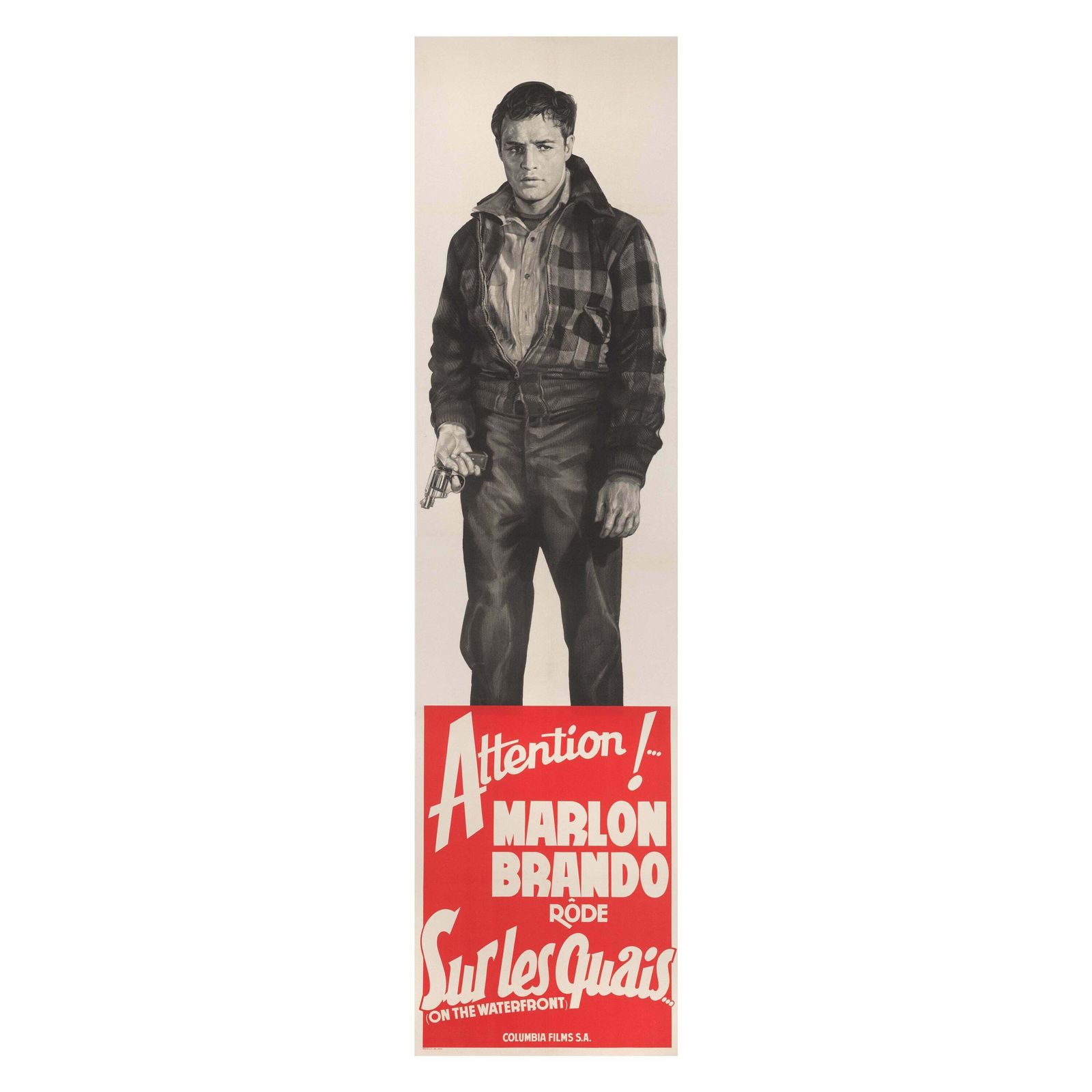 On The Waterfront Original French Film Poster From (1954)