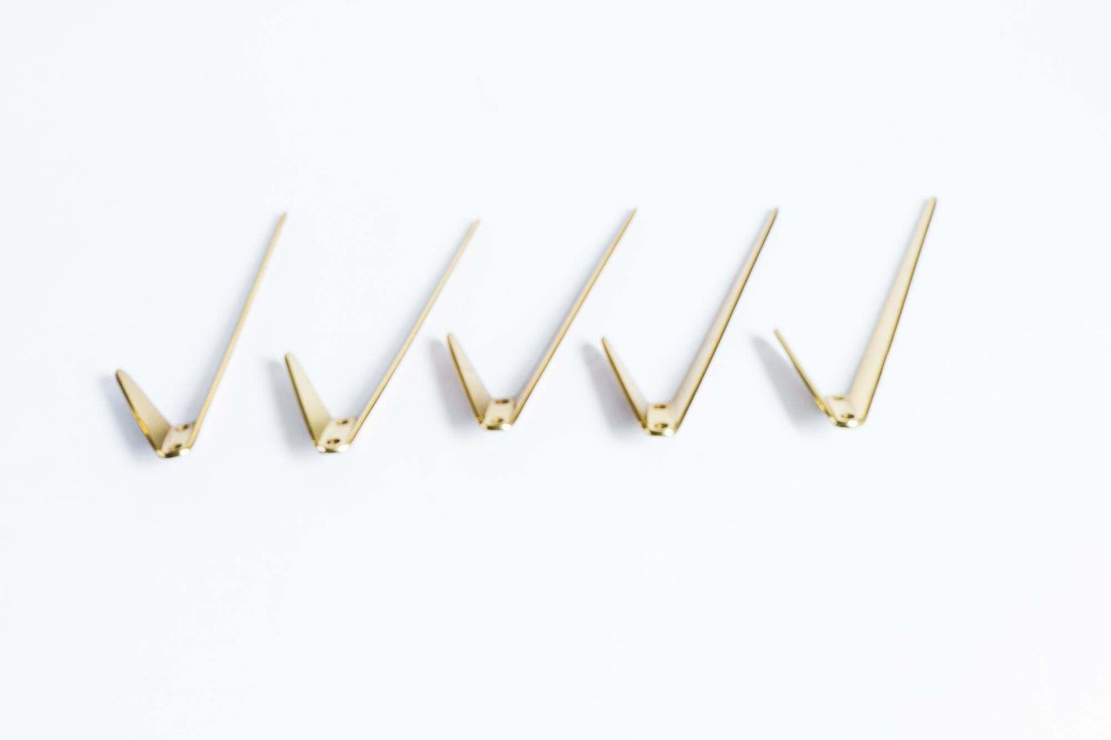 5 Asymetric Wall Hooks By Hertha Baller Austria, 1950s ( Price Per Piece ) photo for sale